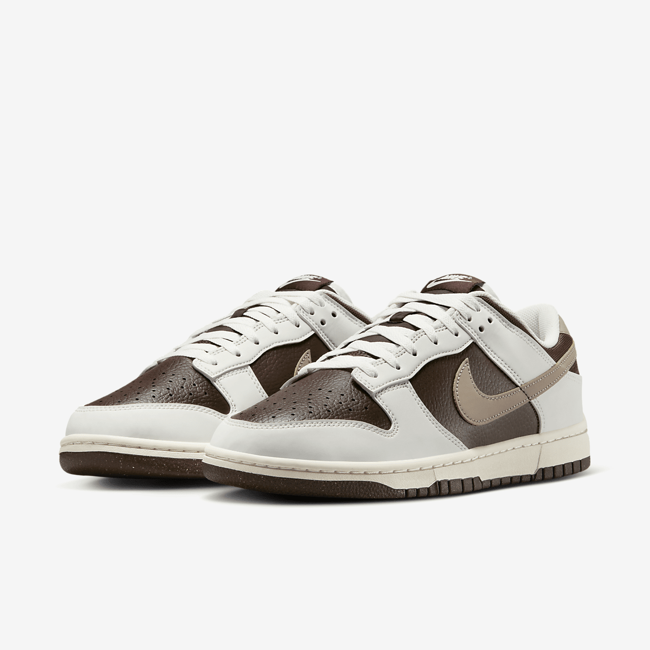 Nike Dunk Low sneaker Summit White/Baroque Brown/Phantom/Khaki