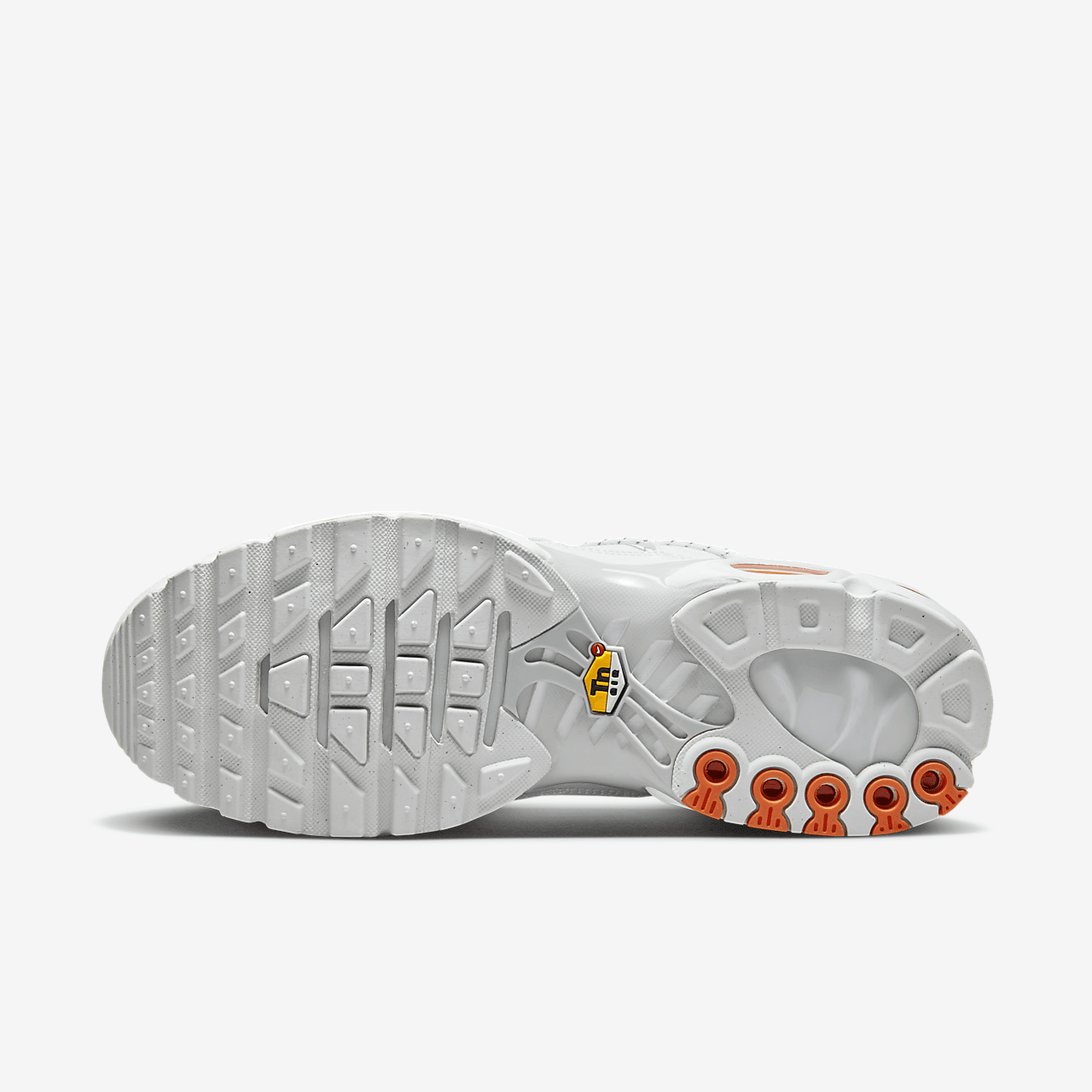 Nike Air Max Plus sneaker Wit/Safety Orange/Pure Platinum