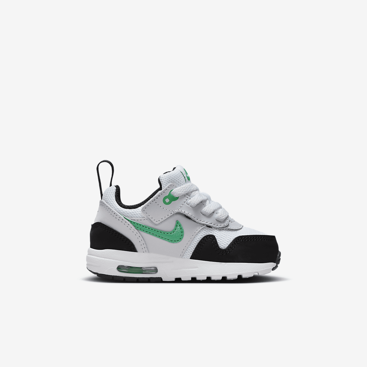 Nike Air Max 1 sneaker Wit/Pure Platinum/Zwart/Stadium Green