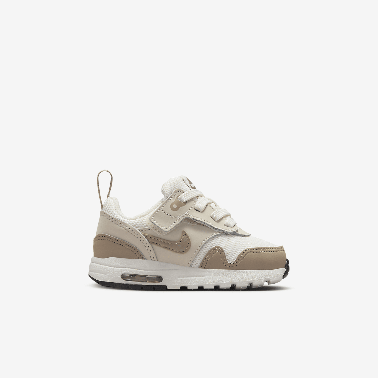 Nike Air Max 1 sneaker Phantom/Light Orewood Brown/Zwart/Khaki