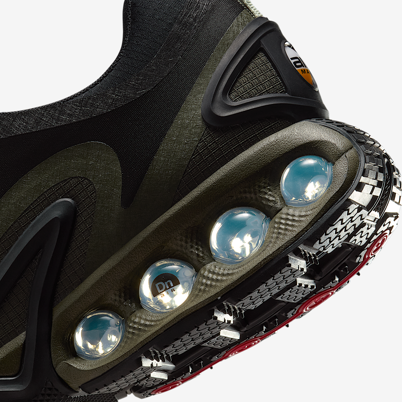Nike Air Max DN sneaker Zwart/Cargo Khaki/Stone/Metallic Silver