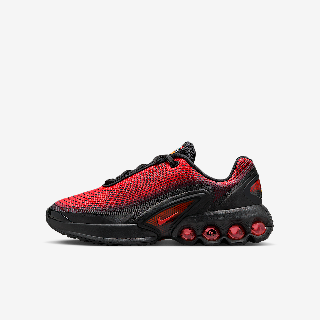 Nike Air Max DN sneaker Zwart/University Red/Total Orange/Bright Crimson
