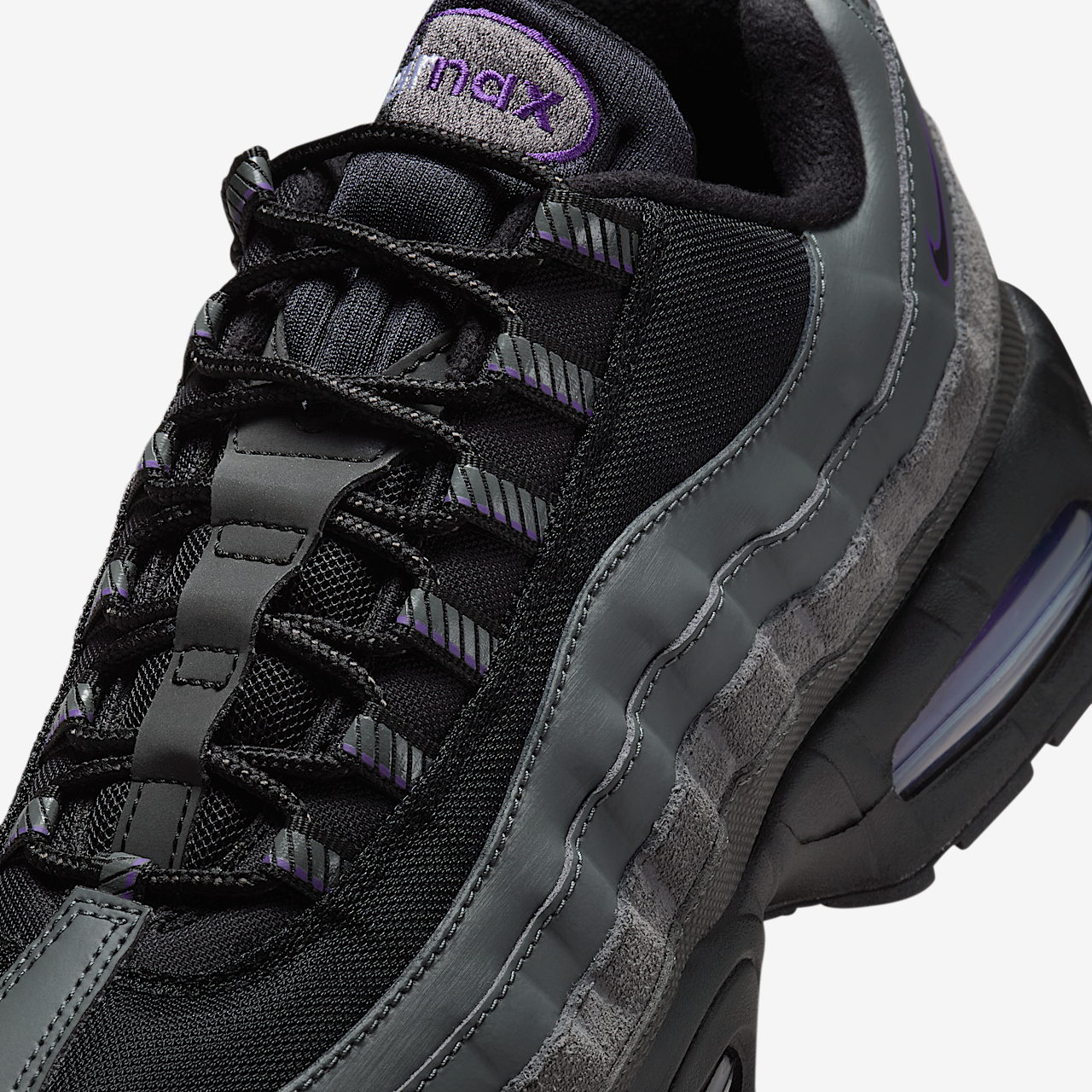 Nike Air Max sneaker Iron Grey/Wild Grape/Wit/Zwart