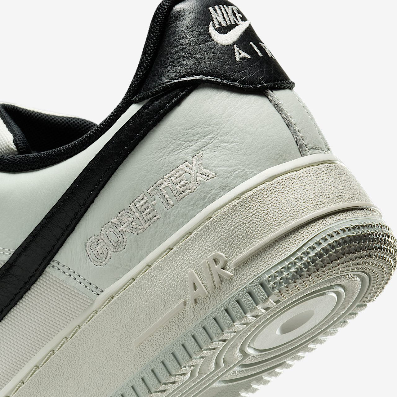 Nike Air Force 1 sneaker Phantom/Light Silver/Light Bone/Zwart