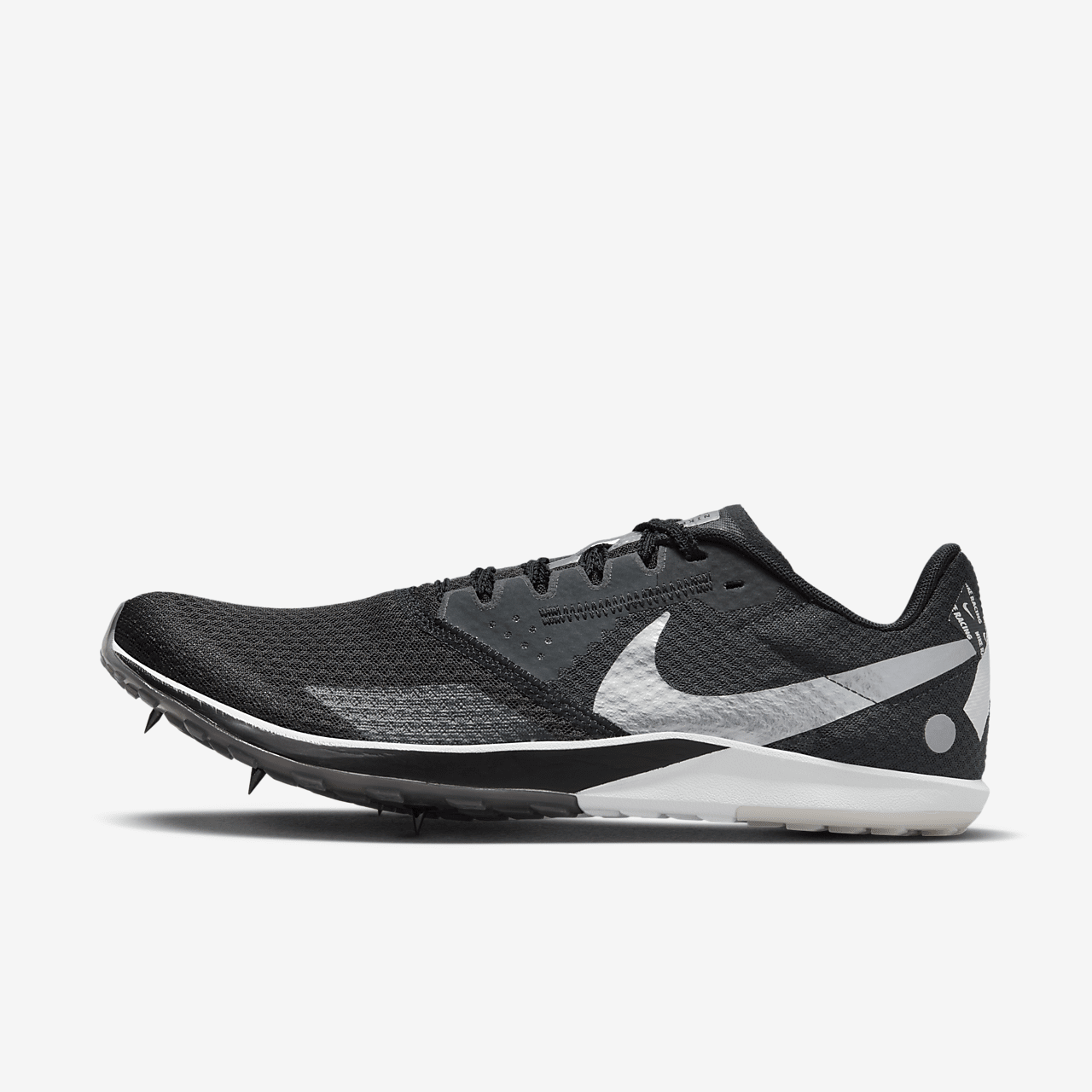 Nike  sneaker Zwart/Dark Smoke Grey/Wit/Metallic Silver
