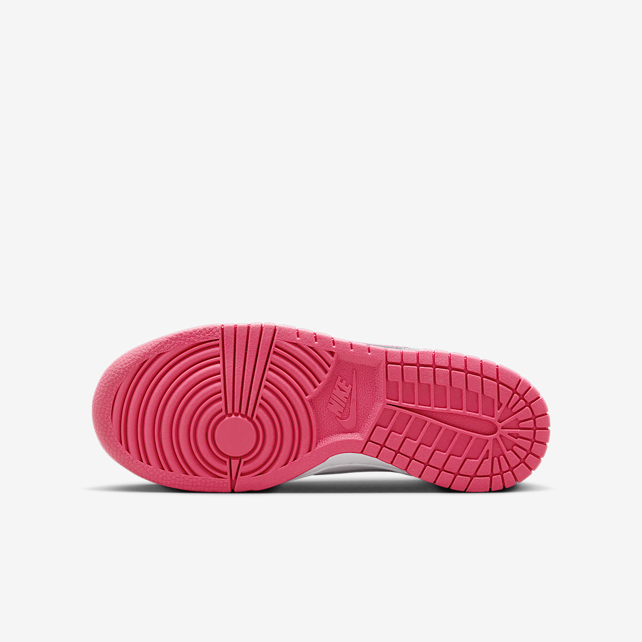 Nike Dunk Low sneaker Wit/Roze/Laser Fuchsia