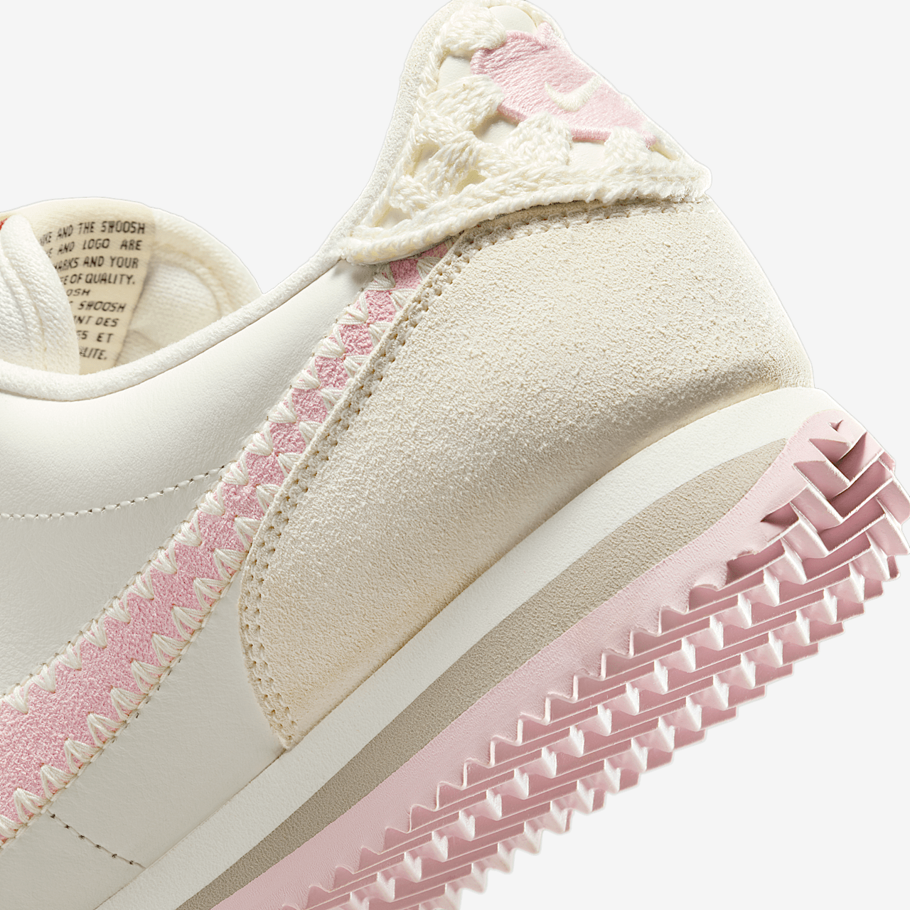 Nike Cortez sneaker Sail/Sail/College Grey/Pink Foam