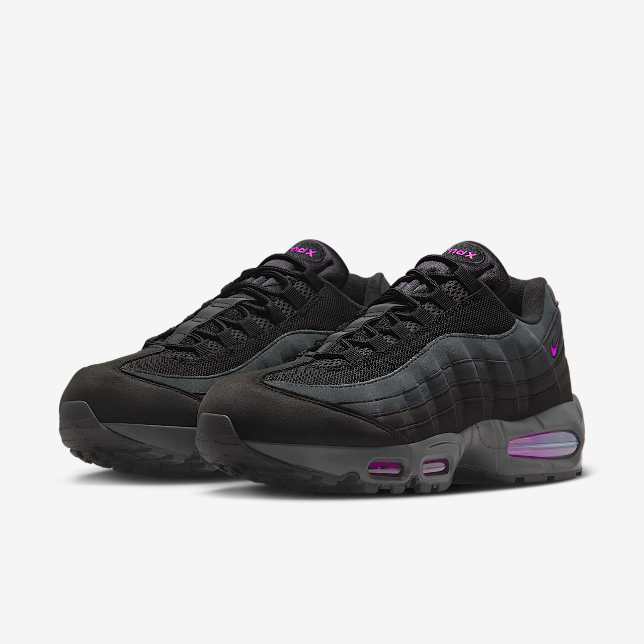 Nike Air Max sneaker Zwart/Off Noir/Smoke Grey/Vivid Purple