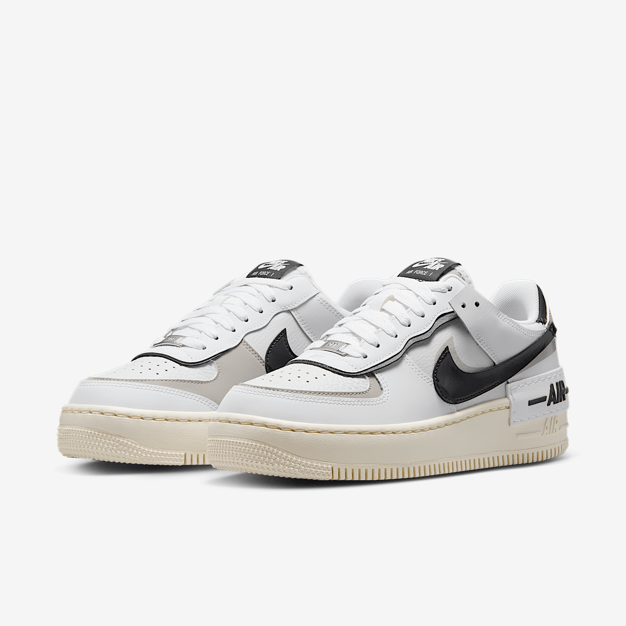 Nike Air Force 1 sneaker Wit/College Grey/Platinum Tint/Off Noir