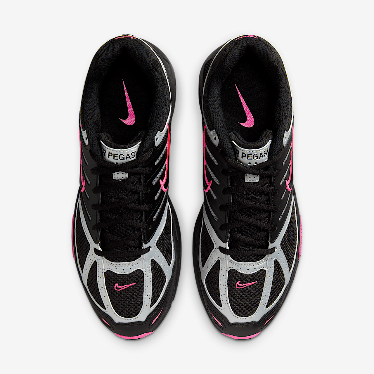 Nike Nike Air Pegasus 2005 sneaker Zwart/Pink Blast/Metallic Platinum