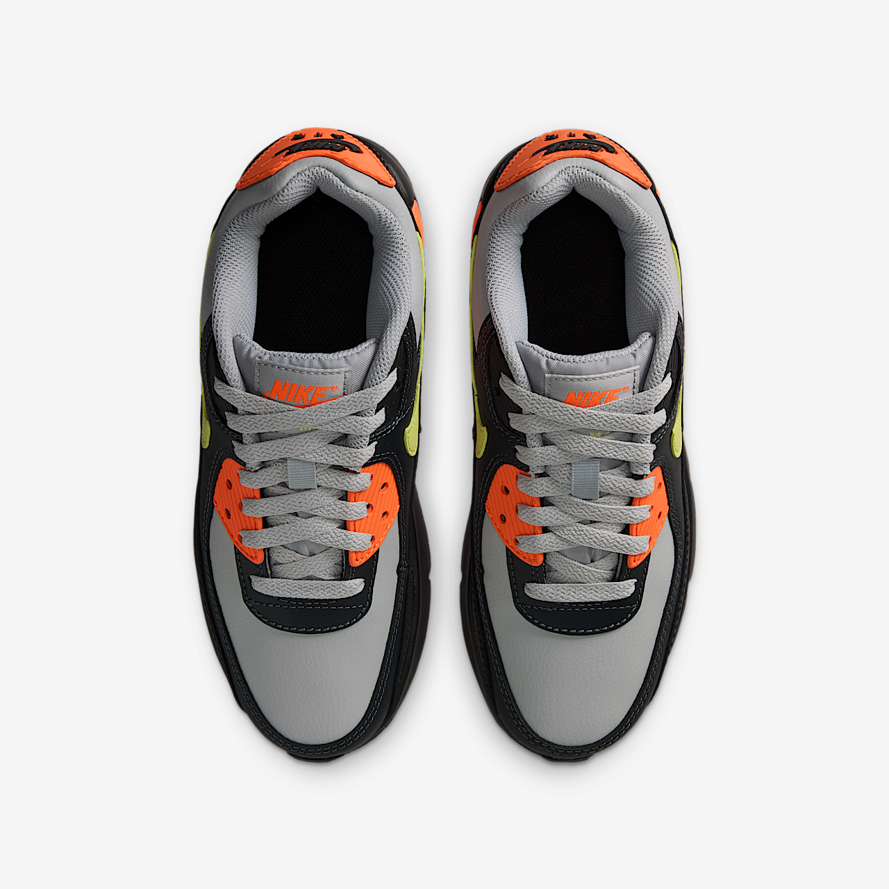 Nike Air max 90 sneaker Light Smoke Grey/Hyper Crimson/Zwart/Limelight