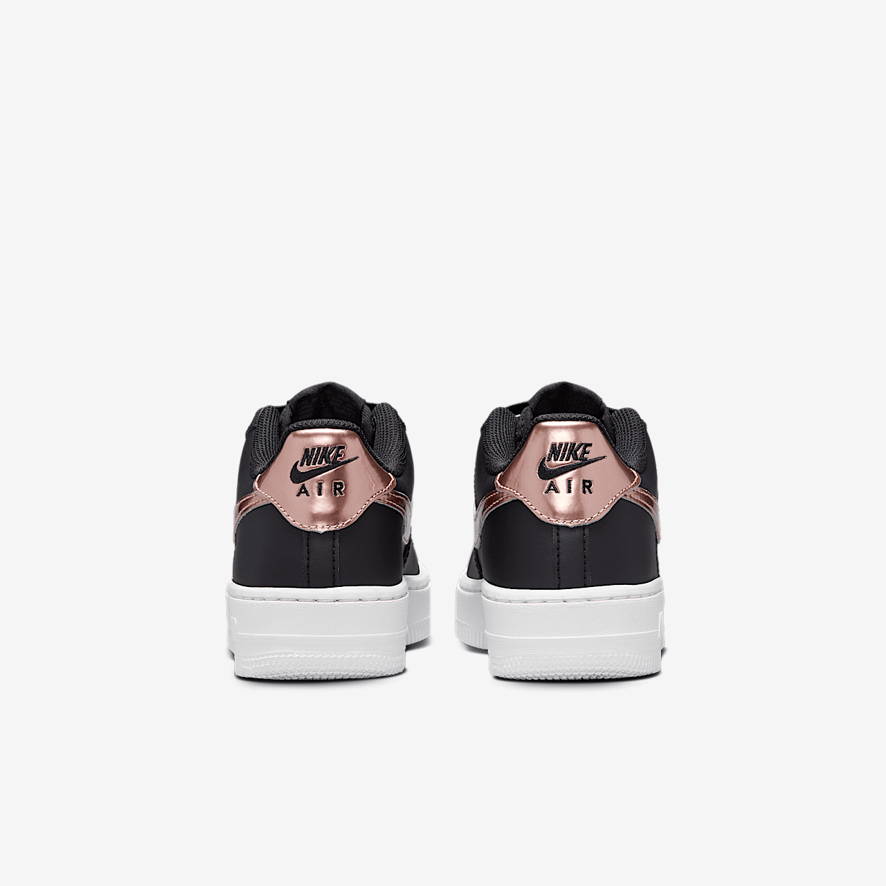 Nike Air Force 1 sneaker Zwart/Wit/Anthracite/Metallic Red Bronze