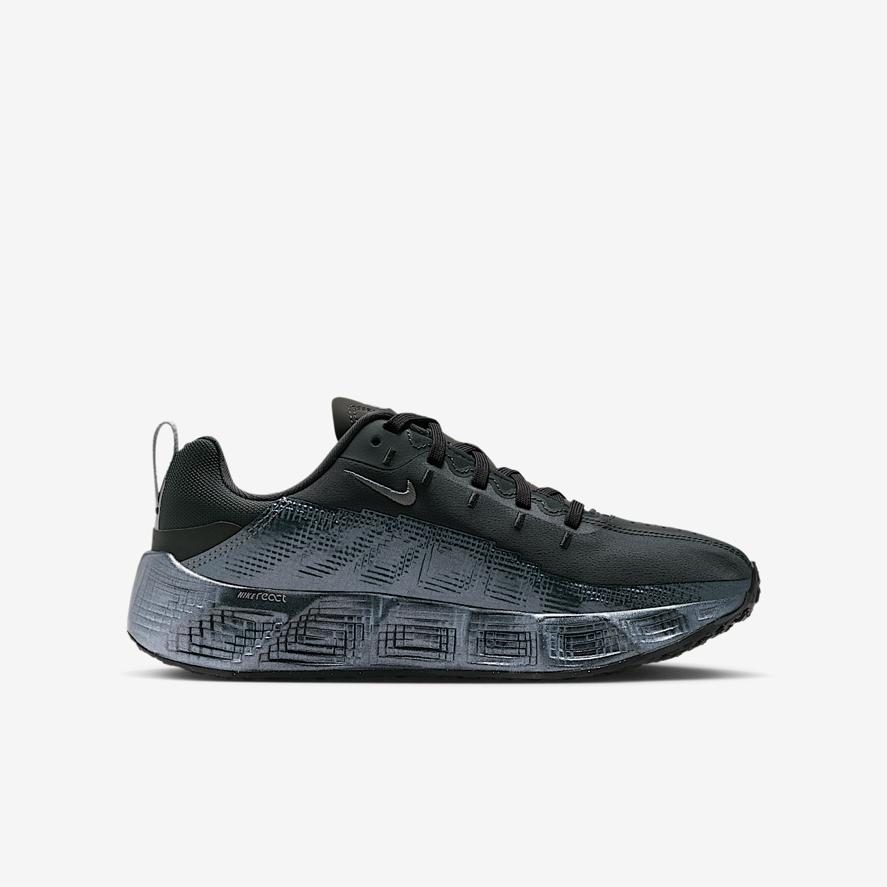 Nike  sneaker Dark Smoke Grey/Metallic Silver/Zwart/Light Carbon