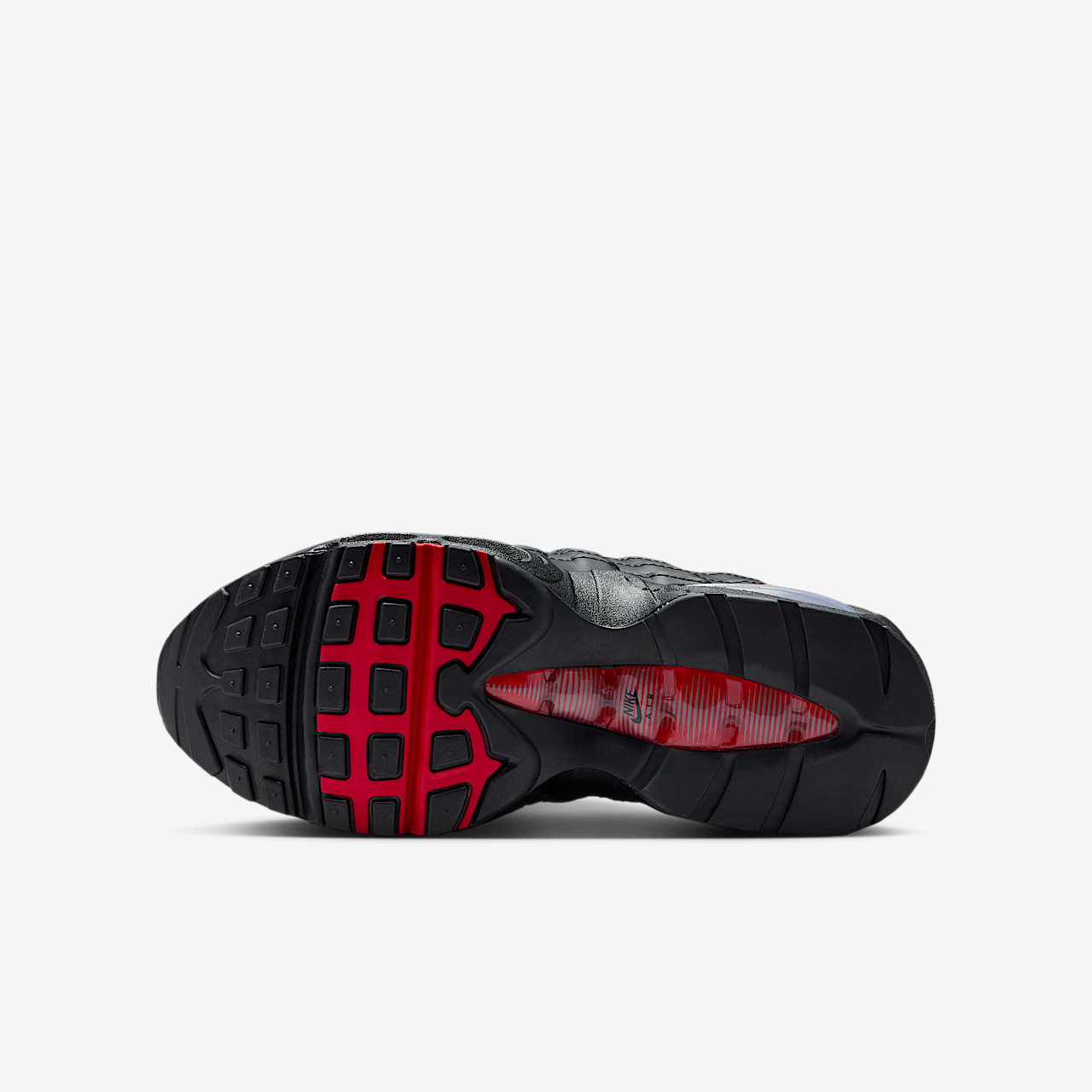 Nike Air Max 95 sneaker Zwart/University Red/Wit/Smoke Grey