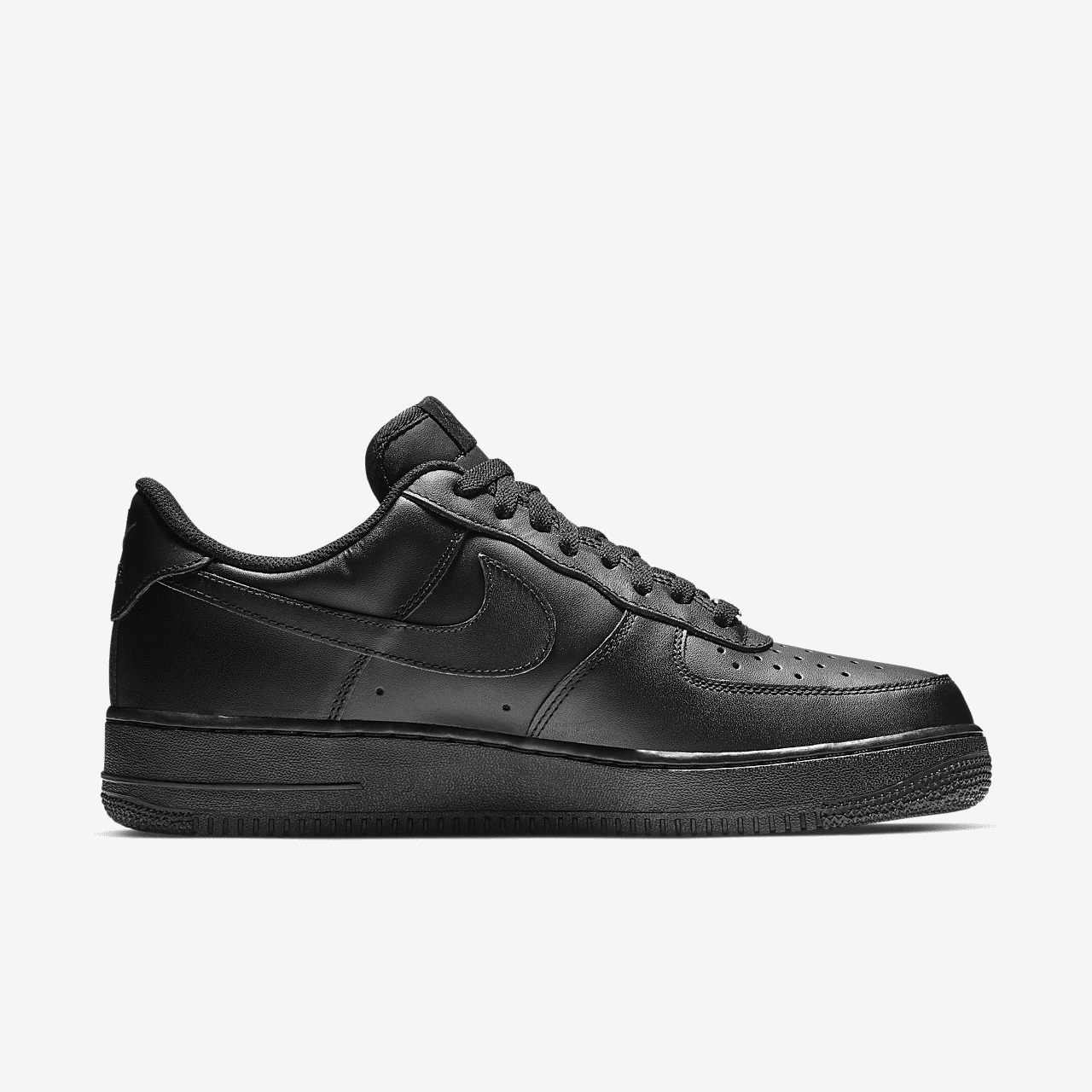 Nike Air Force 1 sneaker Zwart/Zwart