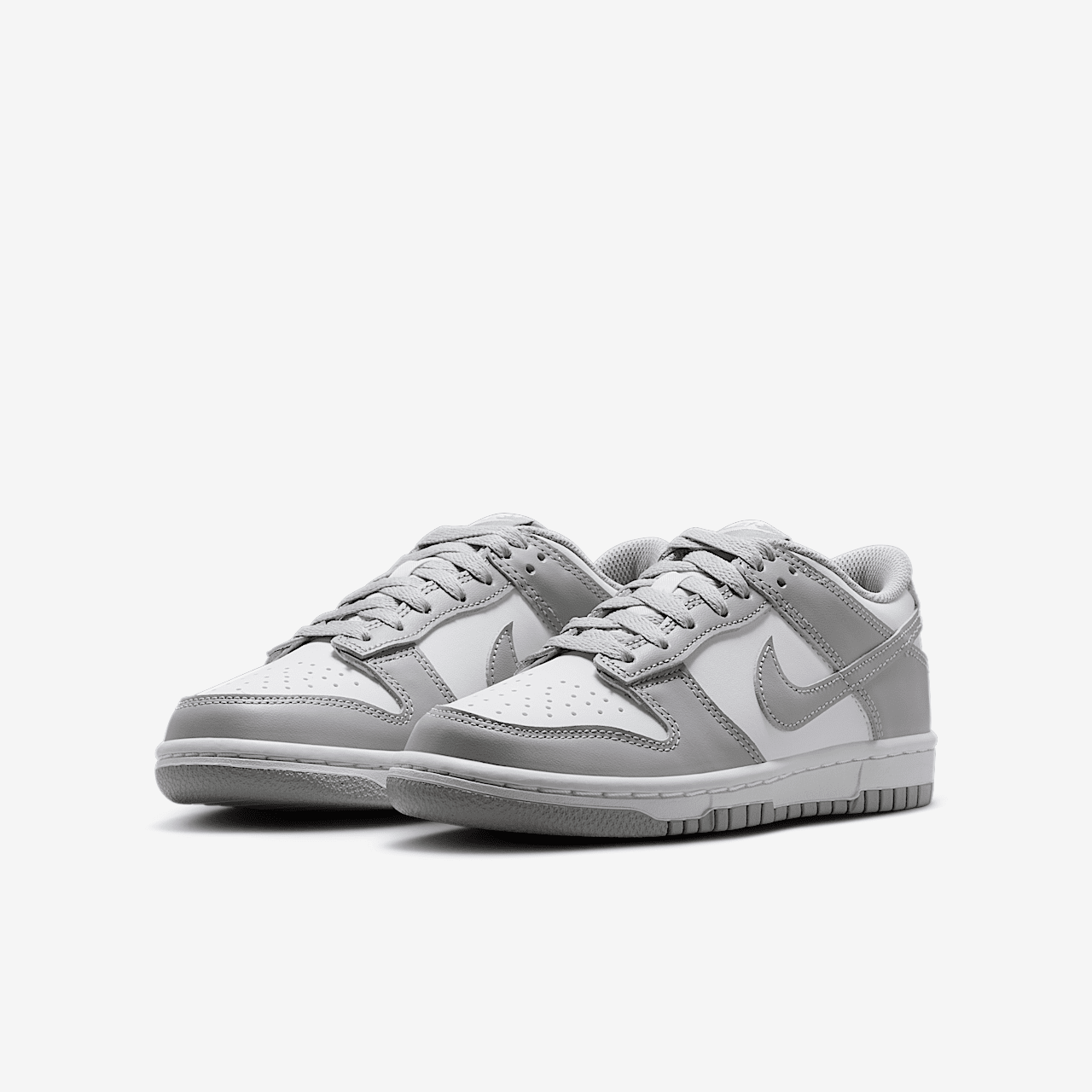 Nike Dunk Low sneaker Wit/Wit/Light Smoke Grey
