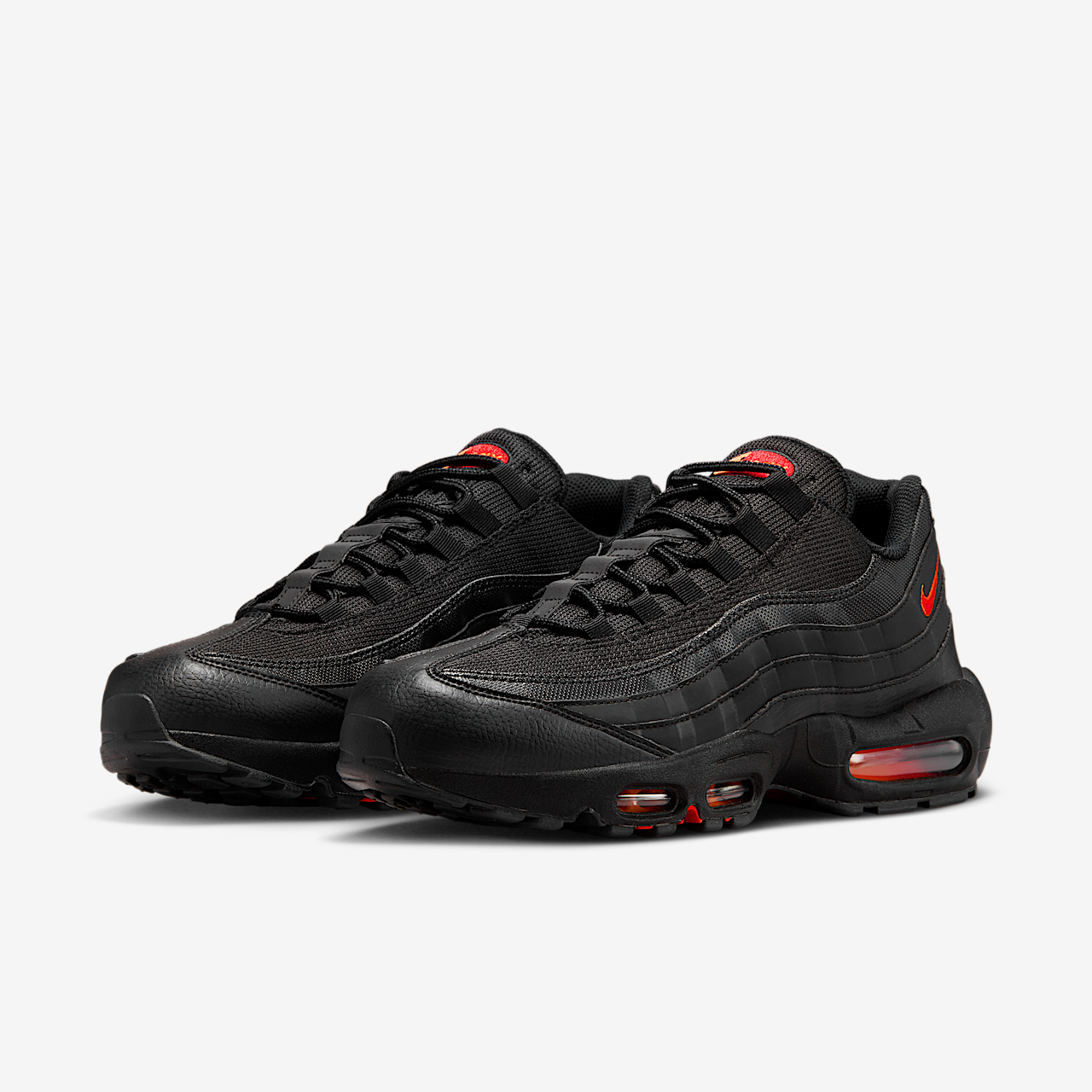 Nike Air Max 95 sneaker Zwart/Safety Orange/University Red