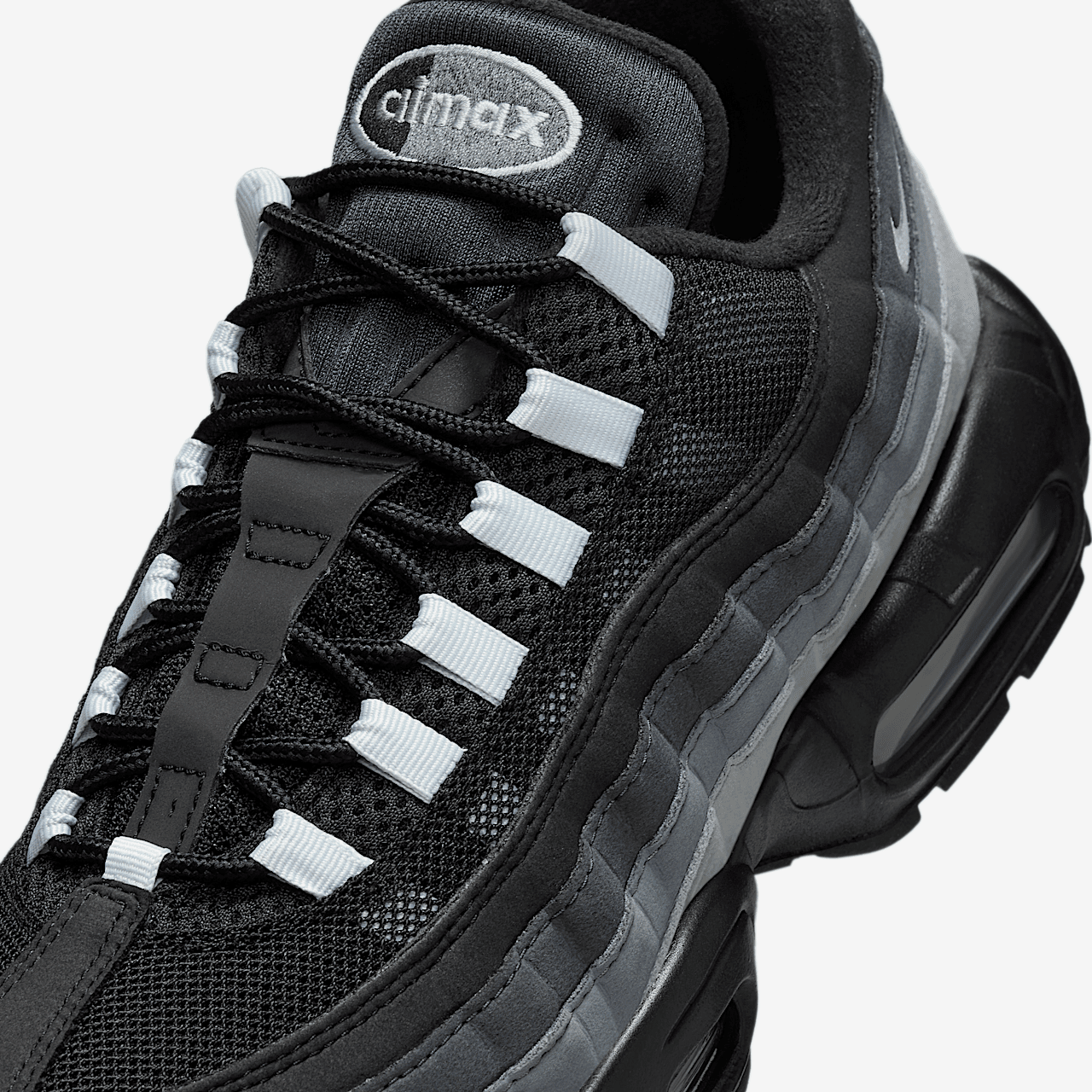 Nike Air Max 95 sneaker Zwart/Anthracite/Light Smoke Grey/Pure Platinum