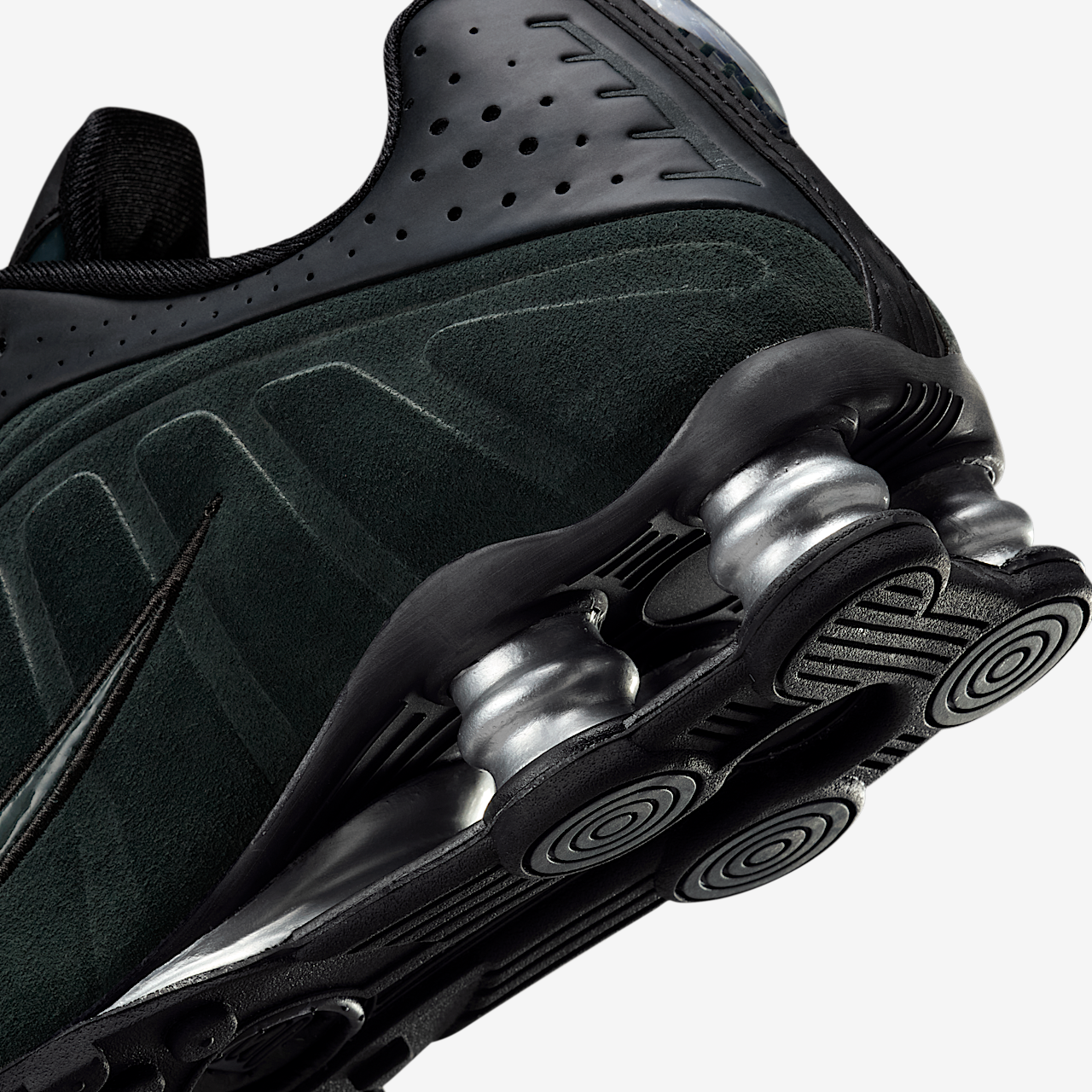 Nike Nike Shox sneaker Zwart/Metallic Silver/Seaweed