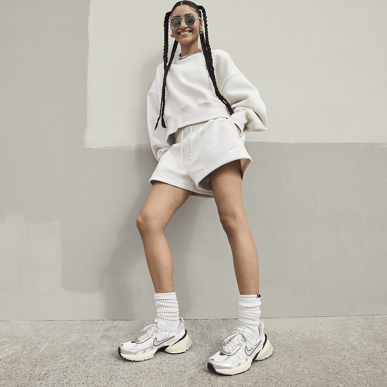 Nike  sneaker Summit White/Pure Platinum/Light Iron Ore/Metallic Silver