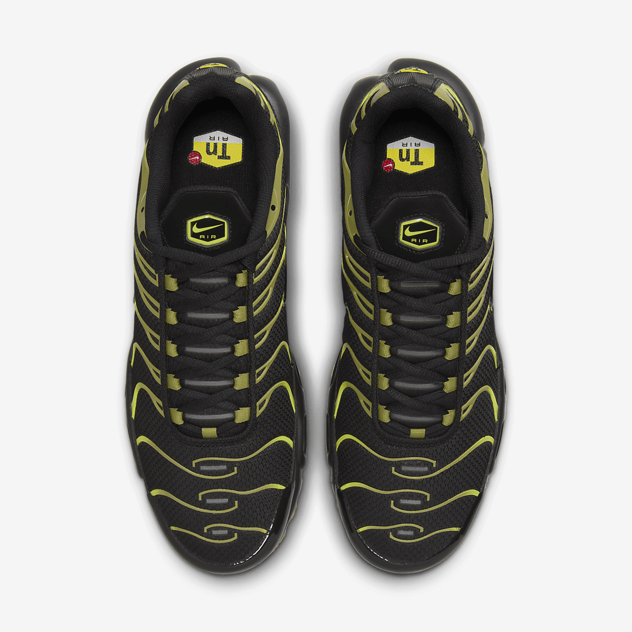 Nike Air Max Plus sneaker Zwart/Cyber/Pacific Moss/Zwart