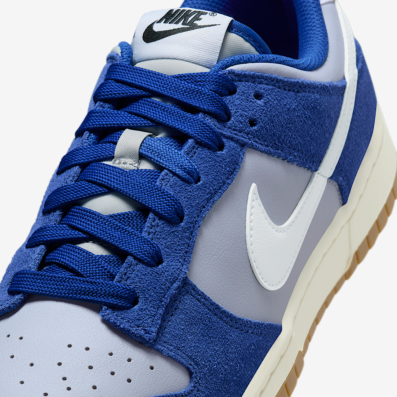 Nike Dunk Low sneaker Wolf Grey/Deep Royal Blue/Sail/Wit