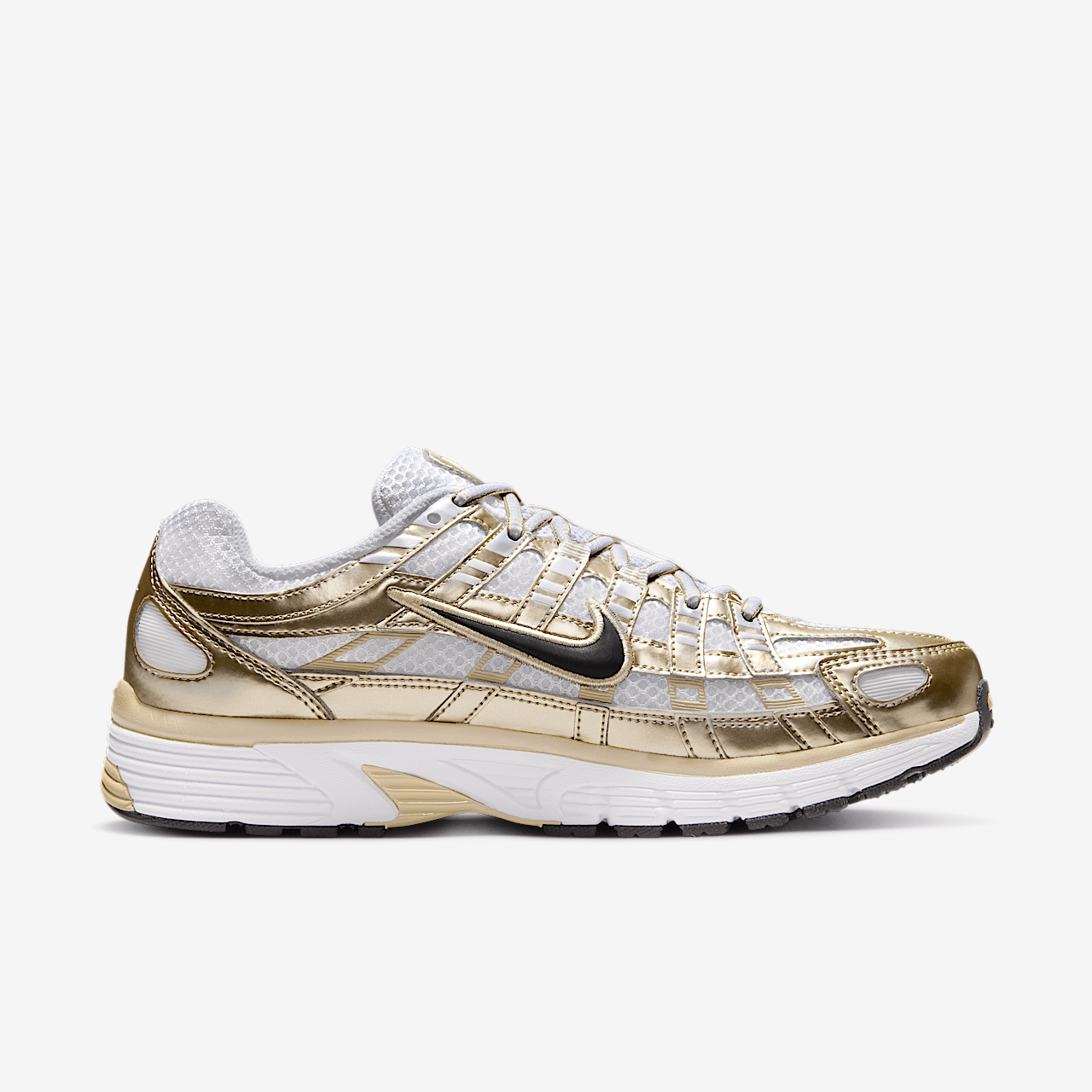 Nike P-6000 sneaker Wit/Grain/Metallic Gold Grain/Zwart