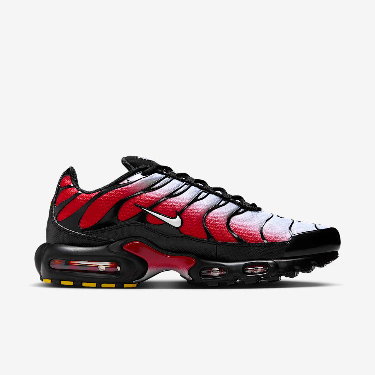 Nike Air Max Plus sneaker Pure Platinum/University Red/Zwart/Wit