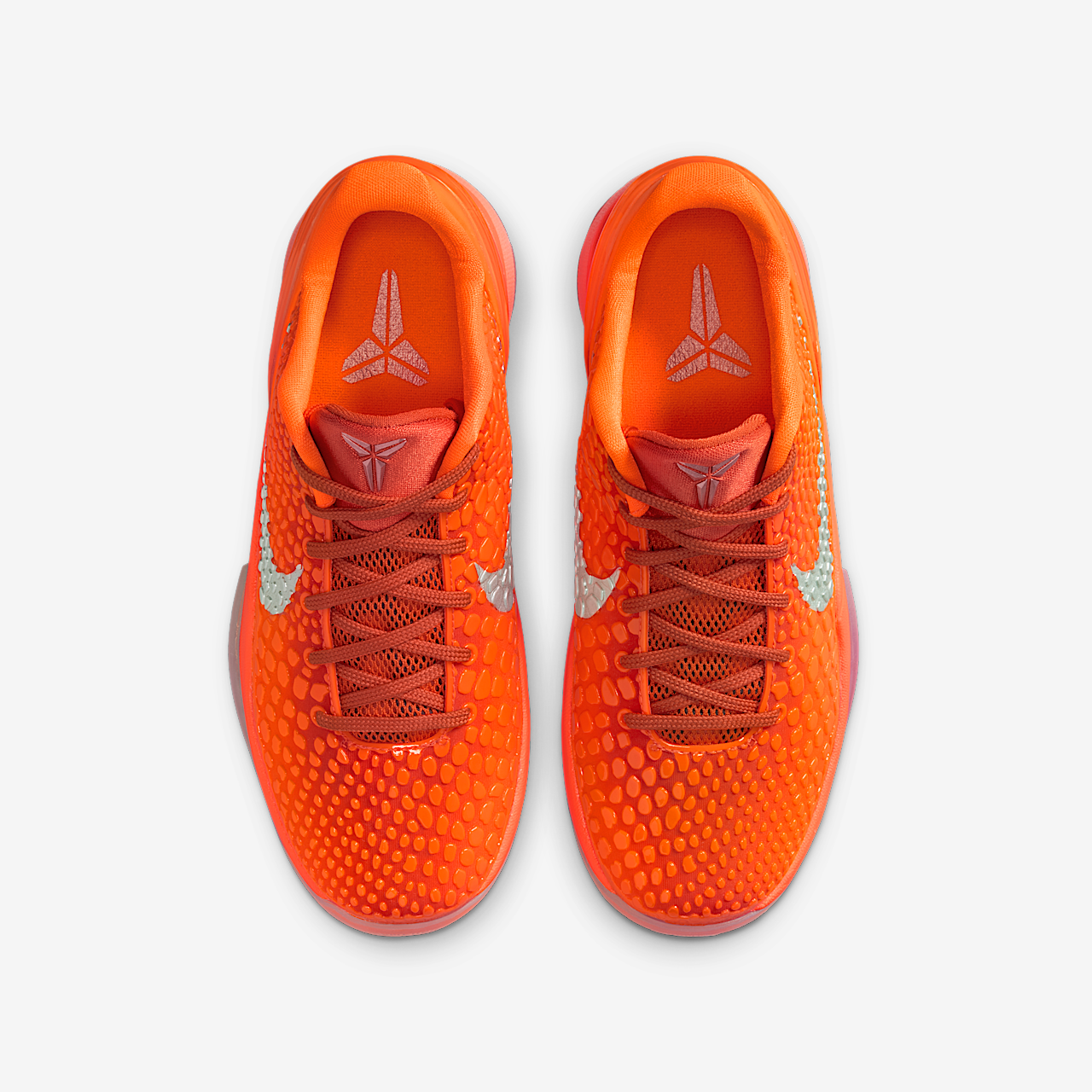 Nike Kobe sneaker Total Orange/Wit/Light Wild Mango/Metallic Silver