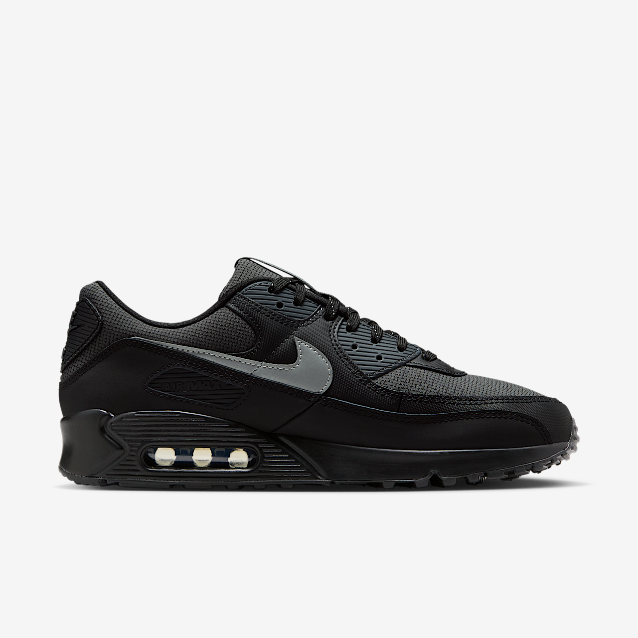 Nike Air max 90 sneaker Zwart/Anthracite/Thunder Blue/Reflect Silver