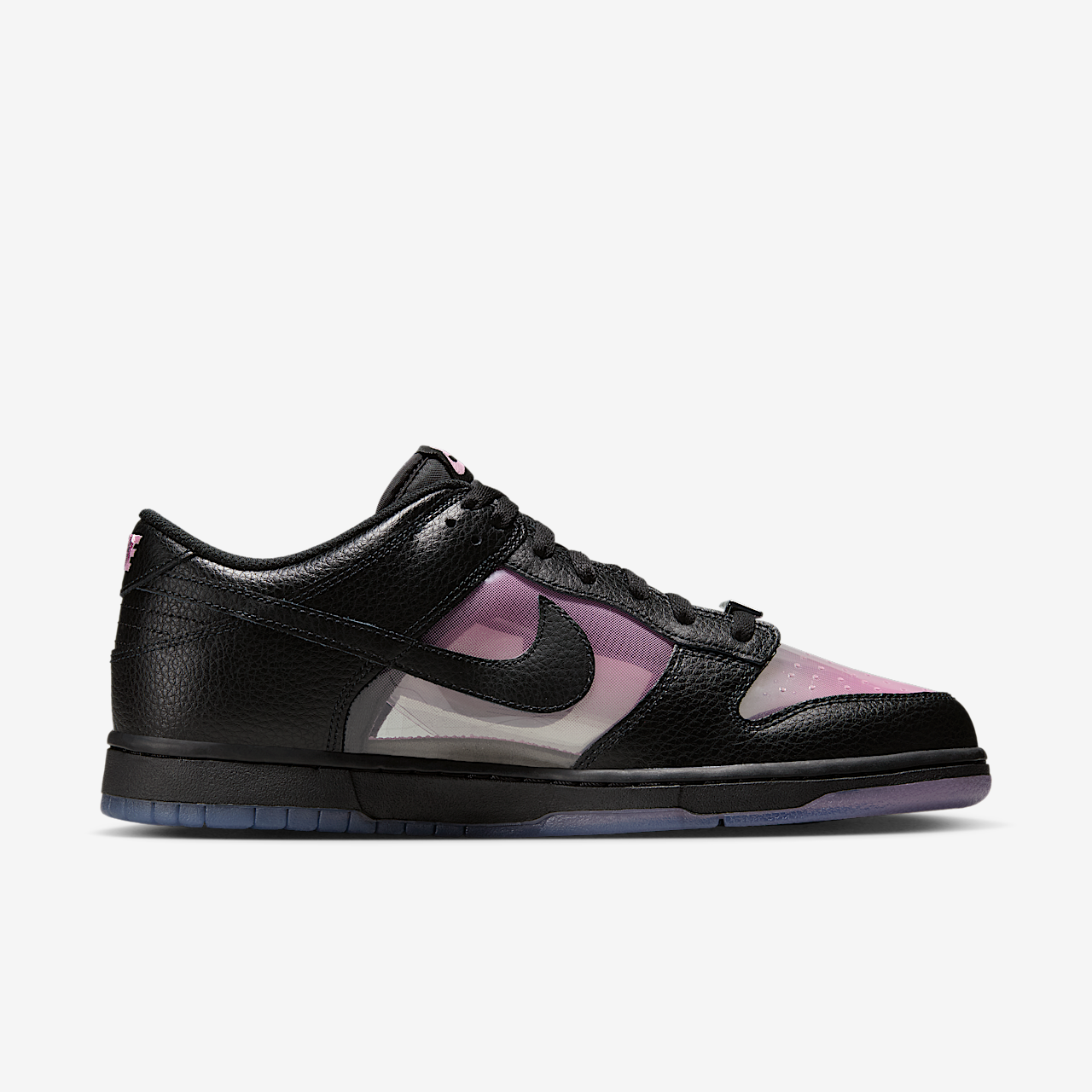 Nike Dunk Low sneaker Pink Rise/Zwart/Zwart