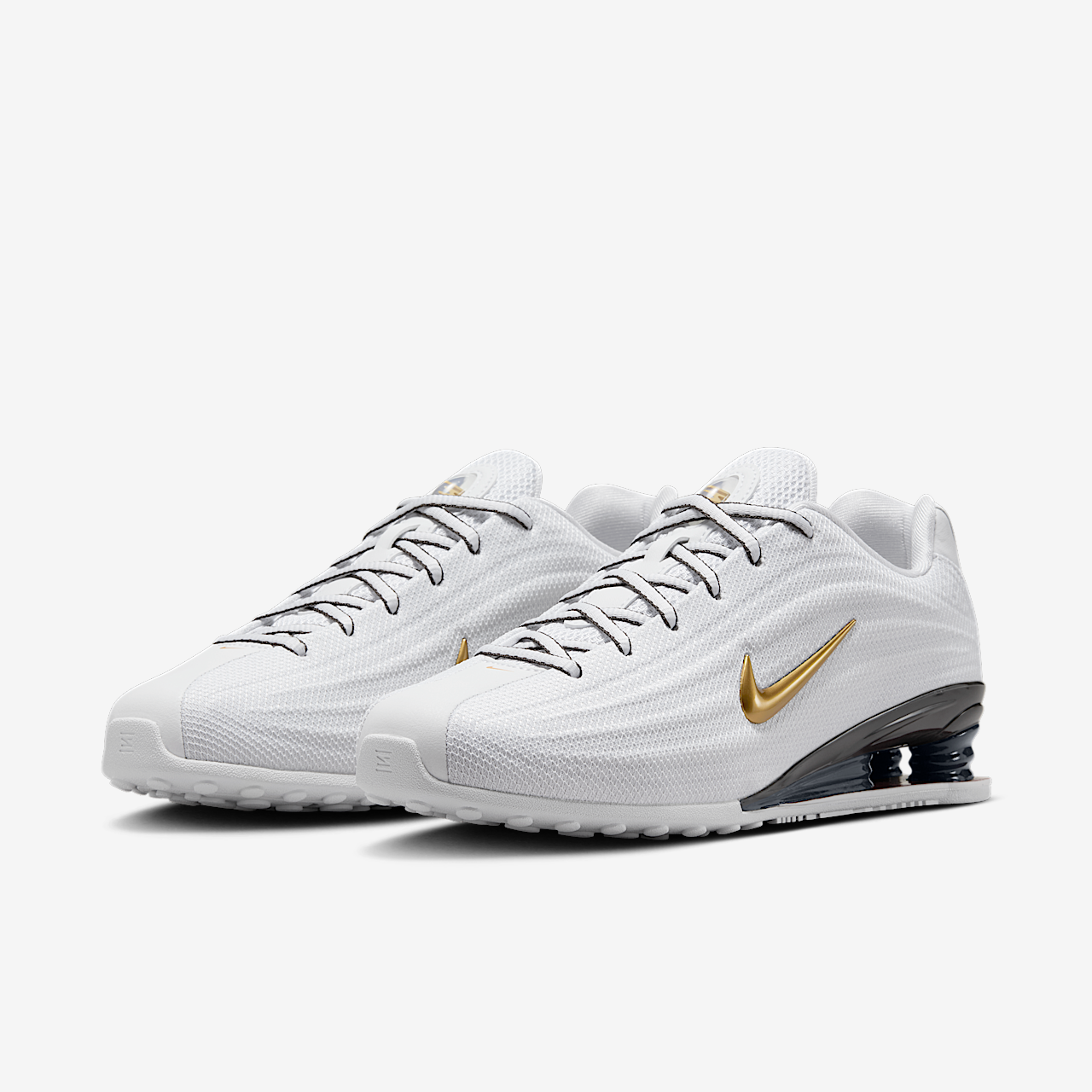 Nike Nike Shox sneaker Wit/Varsity Red/Dark Charcoal/Metallic Gold