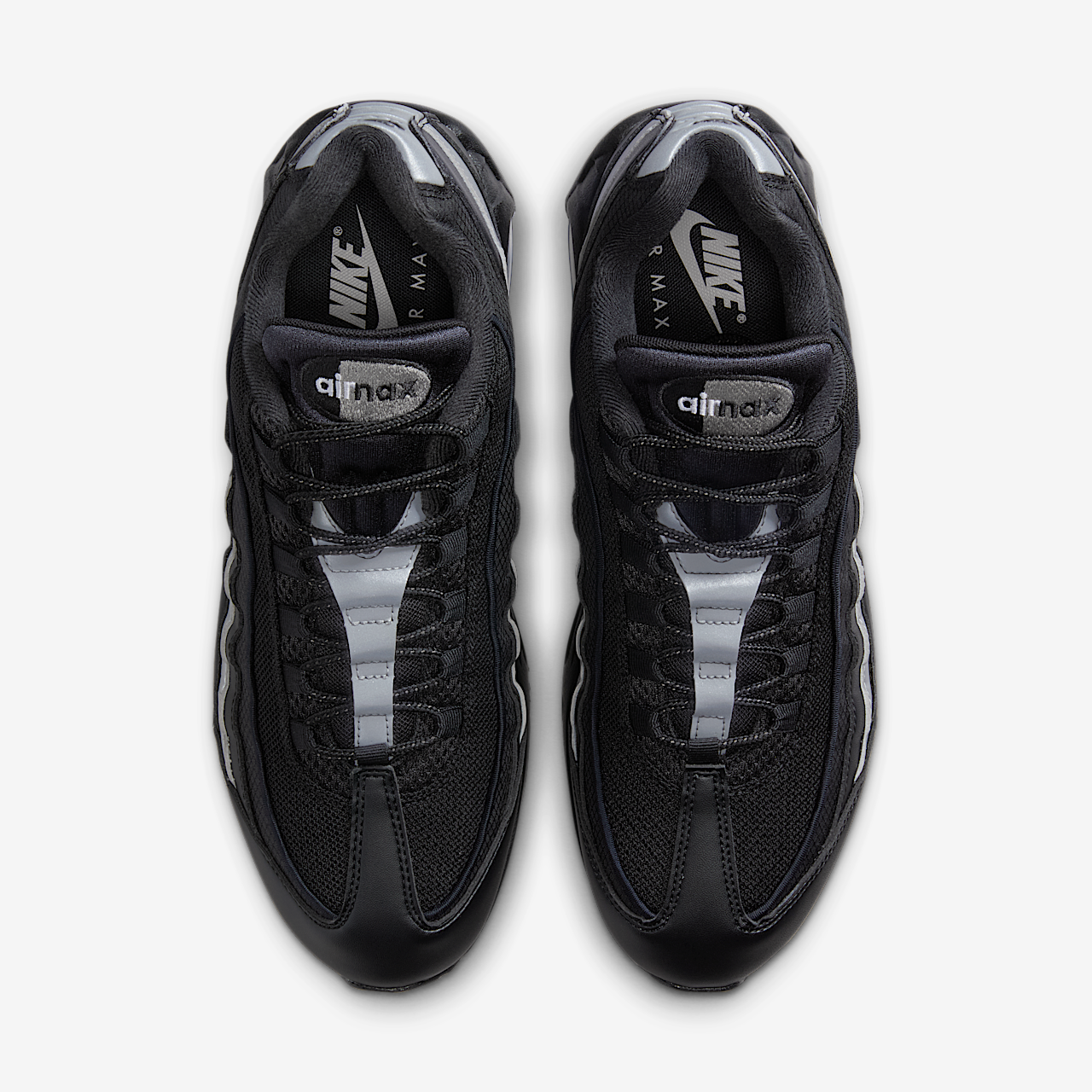 Nike Air Max sneaker Zwart/Zwart/Wit/Metallic Silver