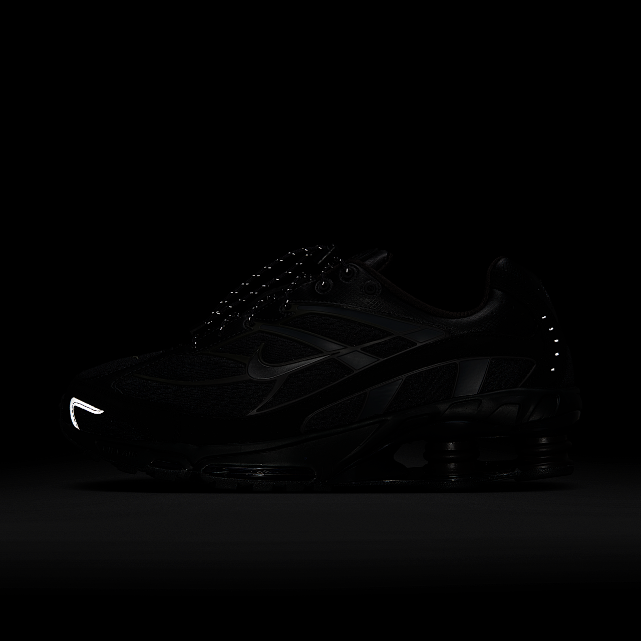 Nike Nike Shox sneaker Off Noir/Velvet Brown/Cargo Khaki/Reflect Silver
