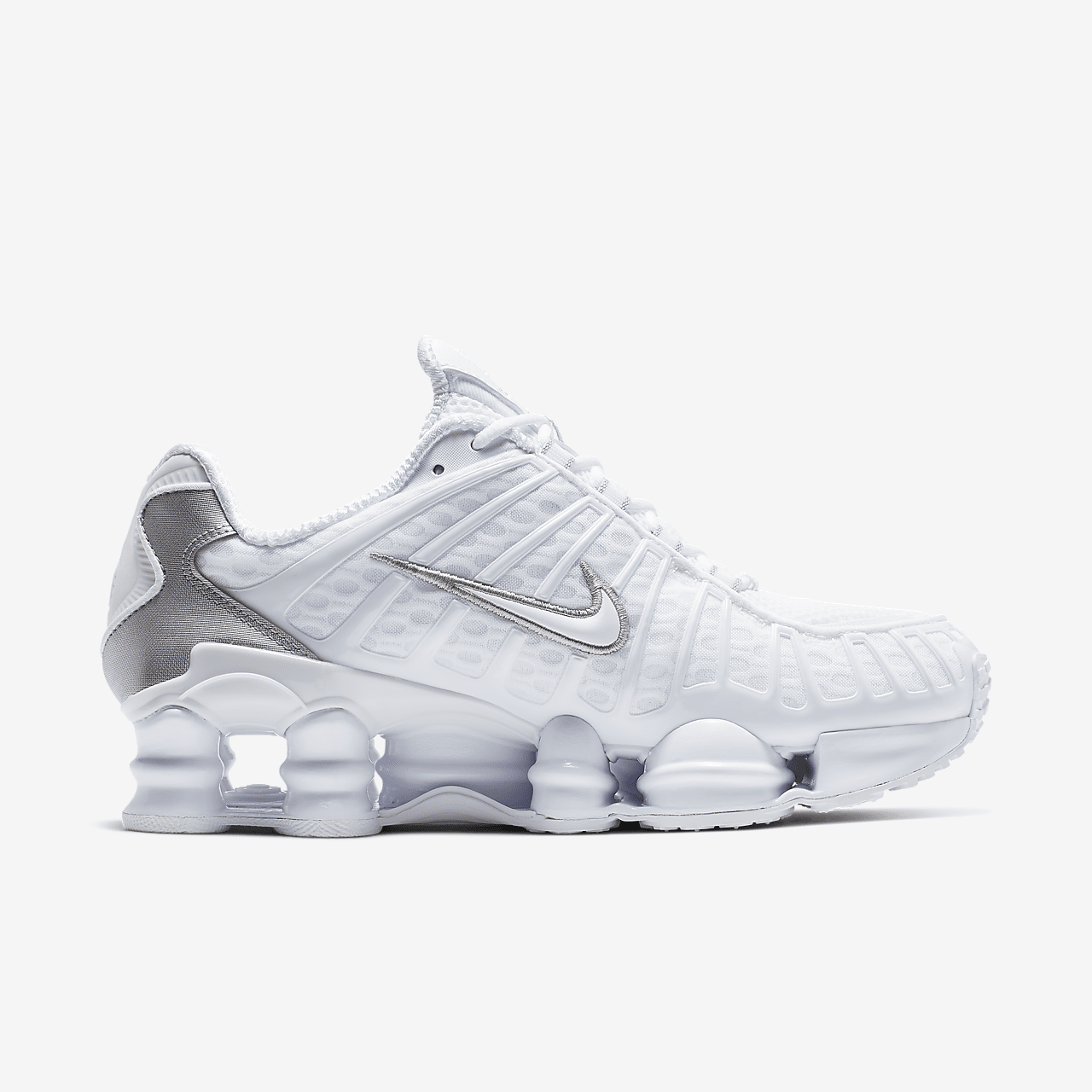Nike Shox sneaker Wit/Metallic Silver/Max Orange/Wit