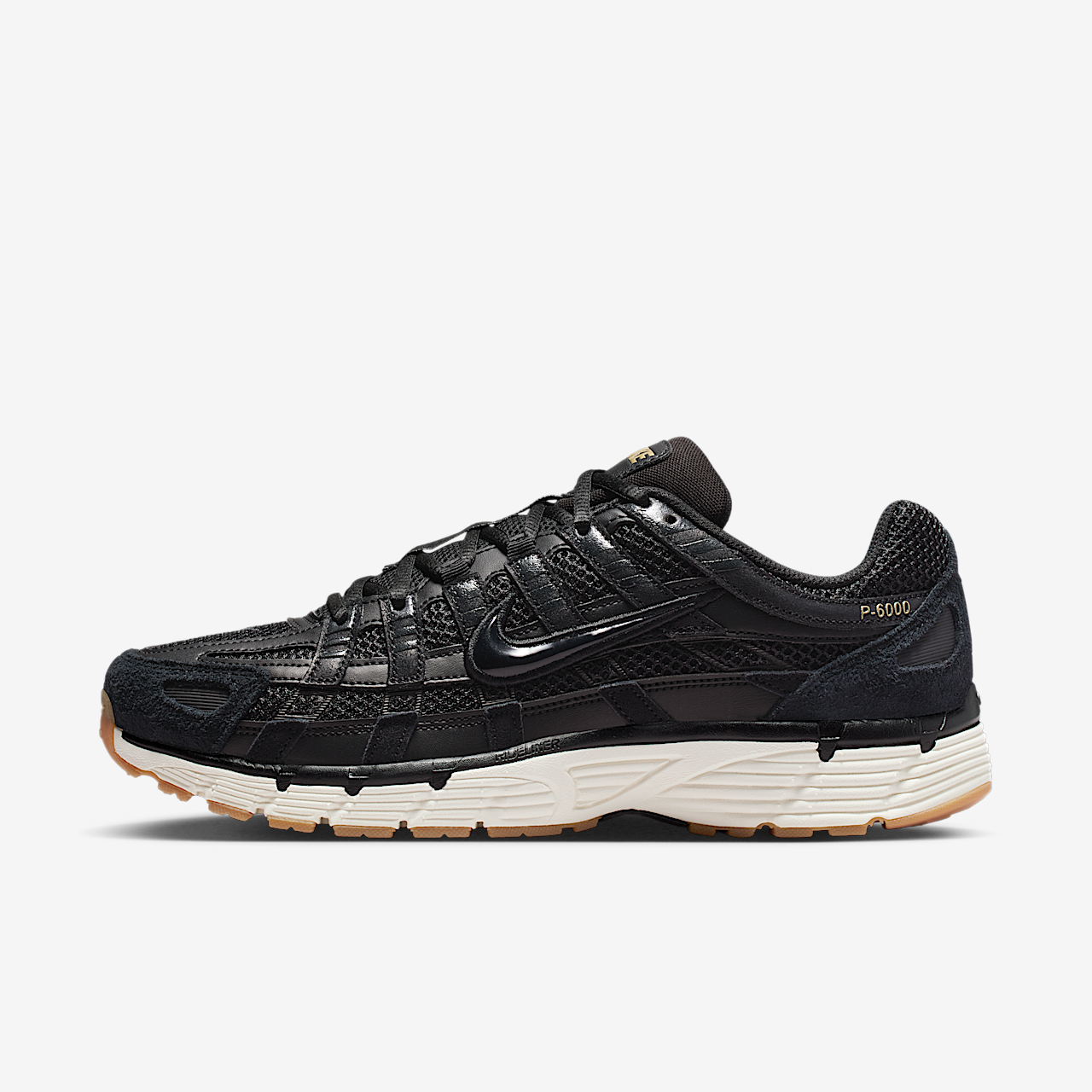 Nike P-6000 sneaker Zwart/Metallic Gold Grain/Sail/Zwart