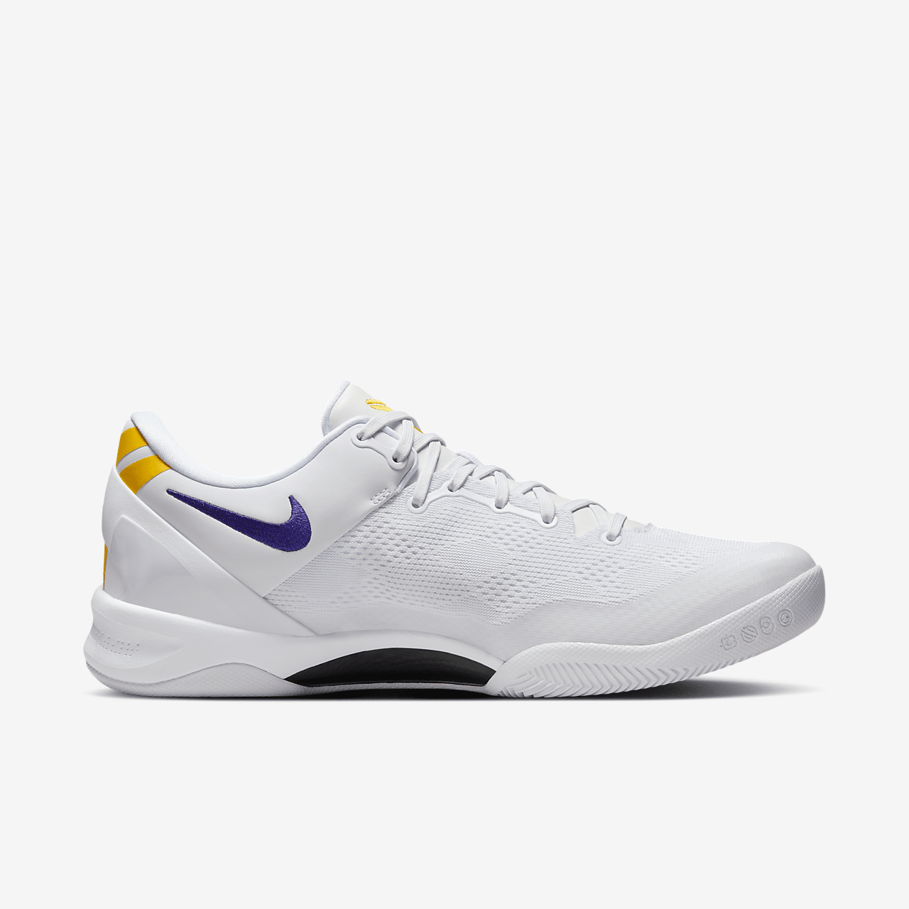 Nike Kobe sneaker Wit/University Gold/Court Purple