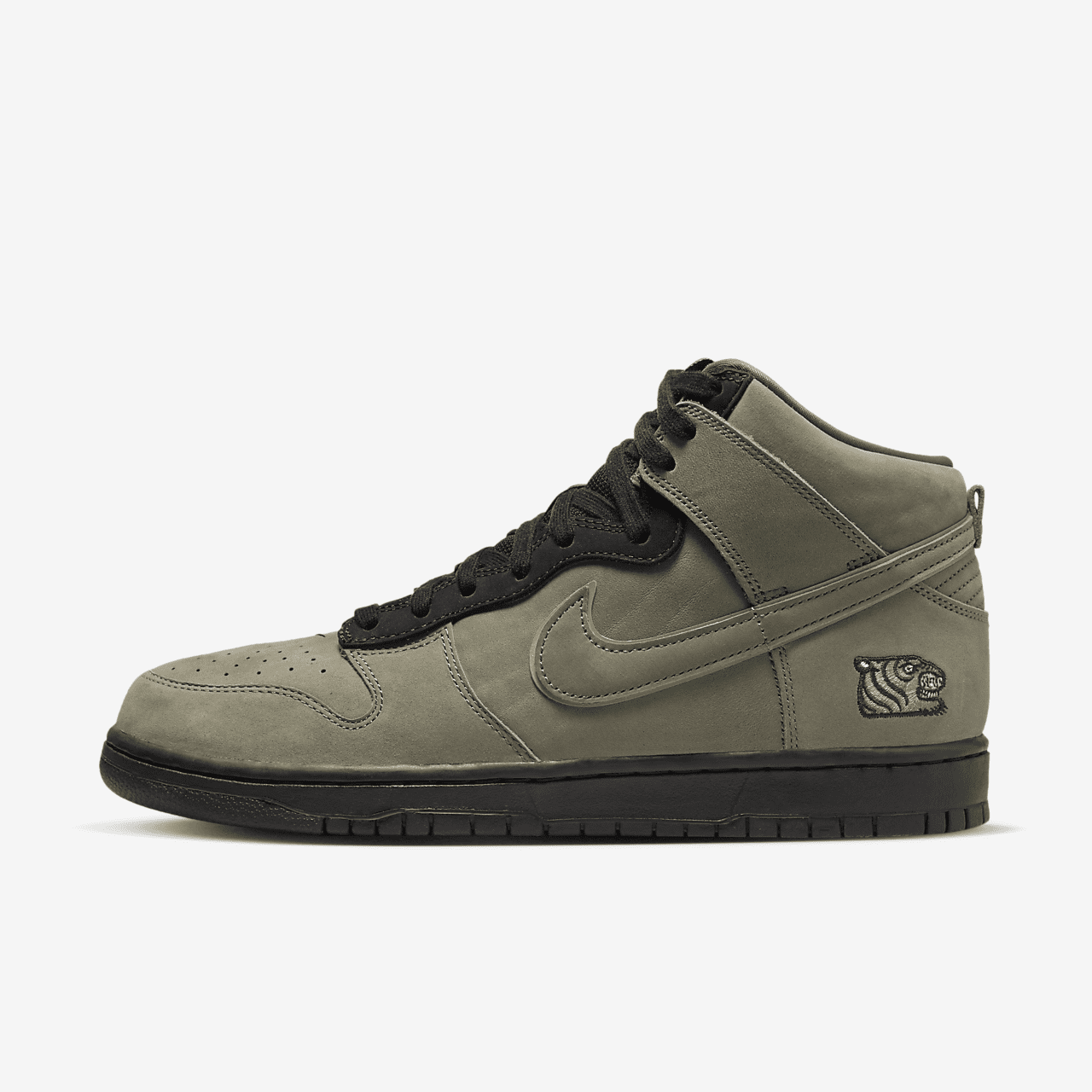 Nike Dunk High sneaker Medium Olive/Zwart/Meerkleurig