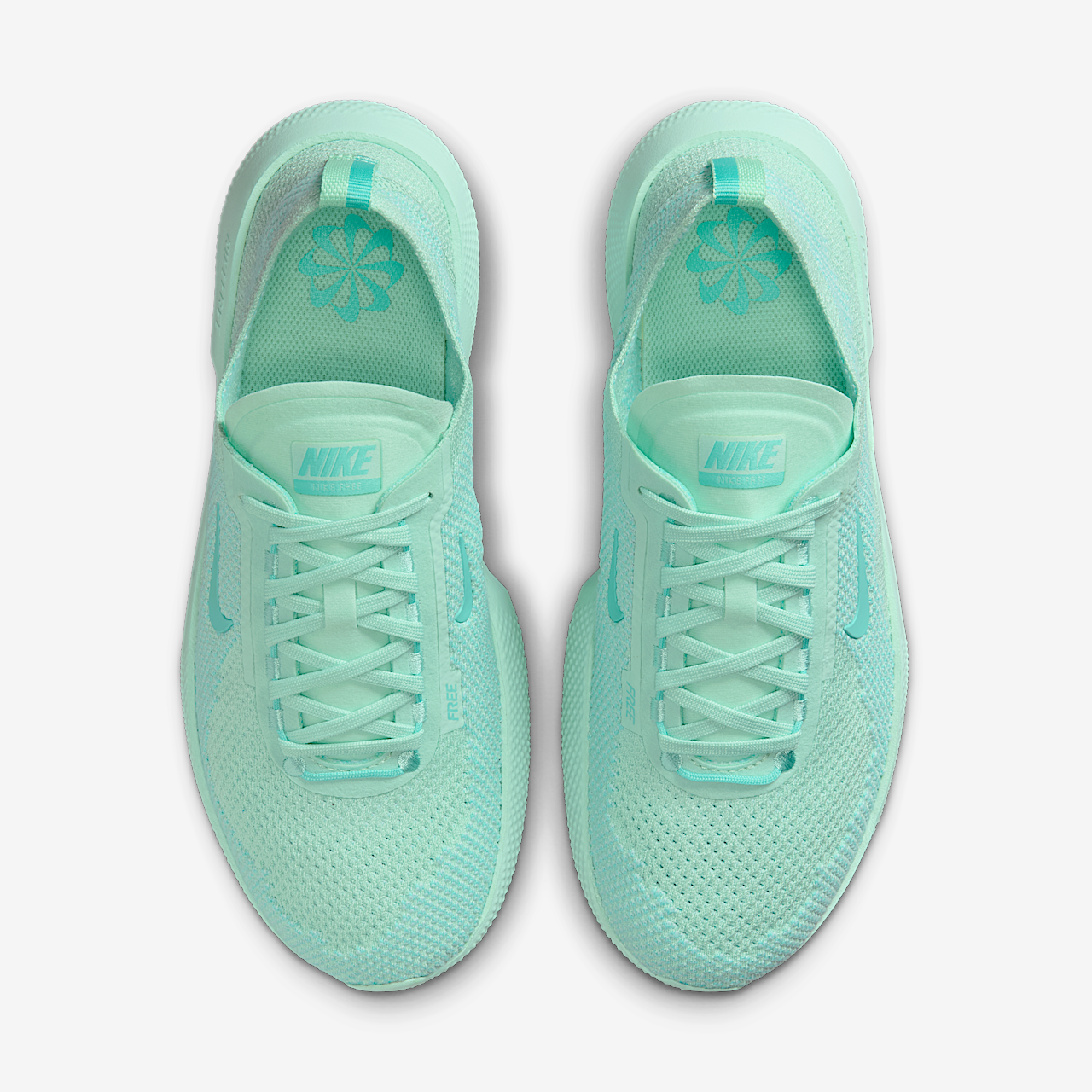 Nike Free sneaker Mint Foam/Glacier Blue/Bleached Turquoise