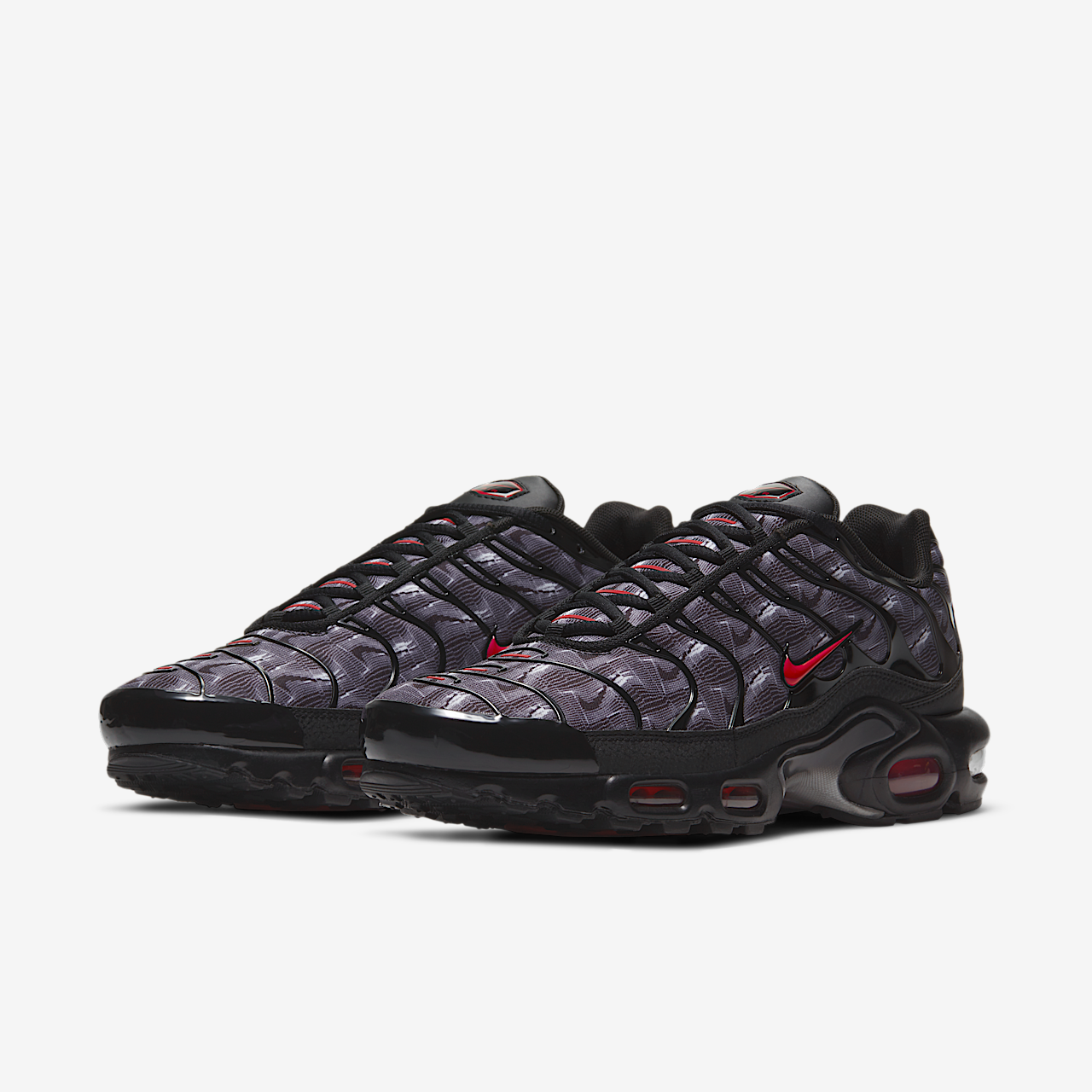 Nike Air Max Plus sneaker Zwart/Wit/University Red