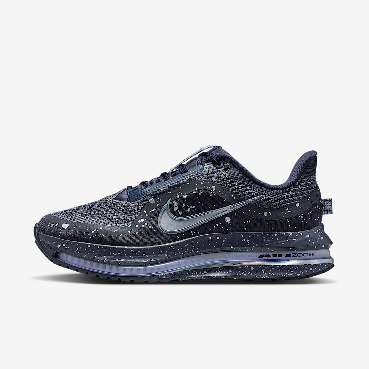 Nike Pegasus sneaker Cave Purple/Metallic Silver/Zwart
