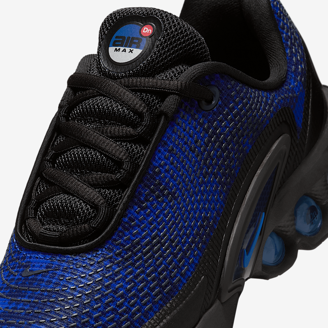 Nike Air Max DN sneaker Zwart/Obsidian/Game Royal/Metallic Silver