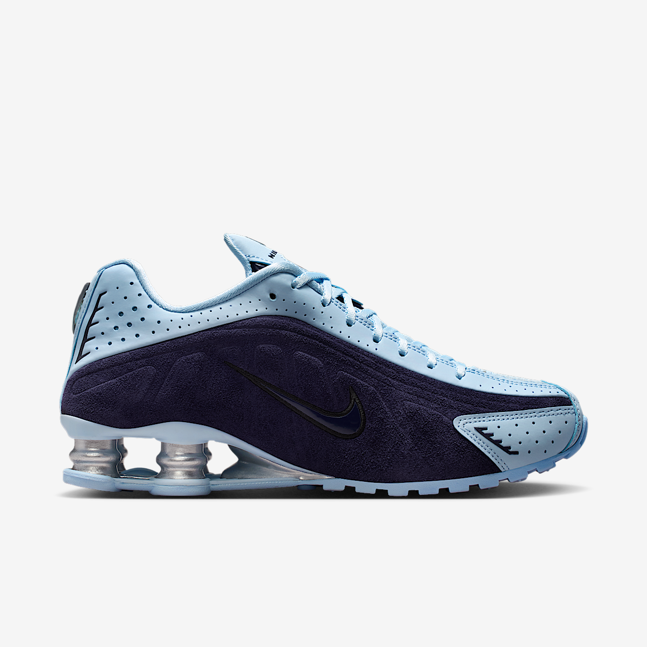 Nike Nike Shox sneaker Imperial Purple/Zwart/Metallic Silver/Celestine Blue