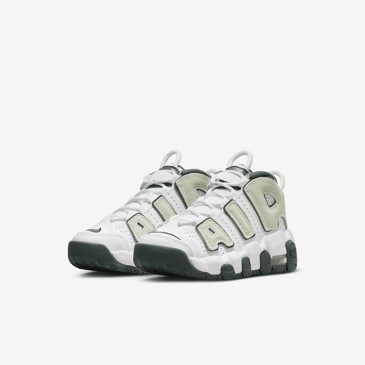 Nike Air More Uptempo sneaker Wit/Vintage Green/Summit White/Sea Glass
