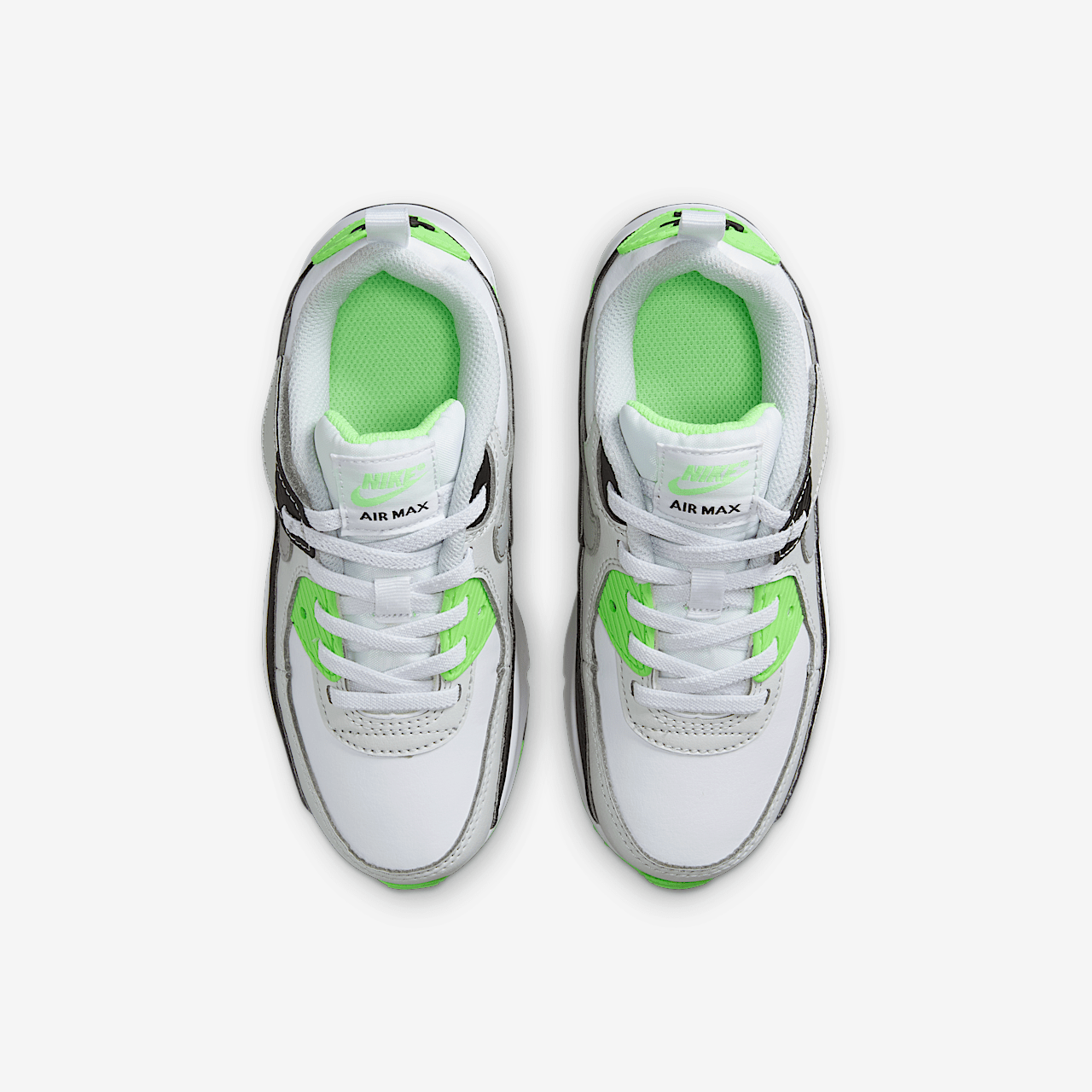 Nike Air max 90 sneaker Wit/Photon Dust/Lime Blast/Light Smoke Grey