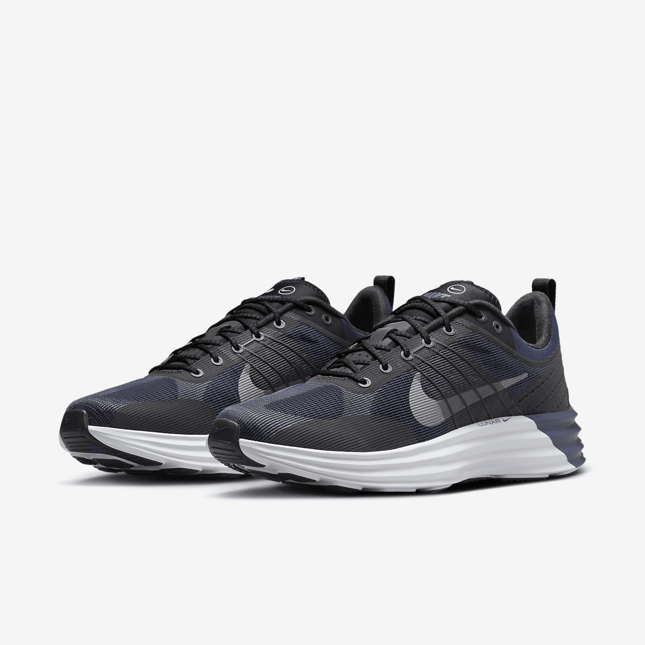 Nike  sneaker Zwart/Midnight Navy/Wit/Reflect Silver