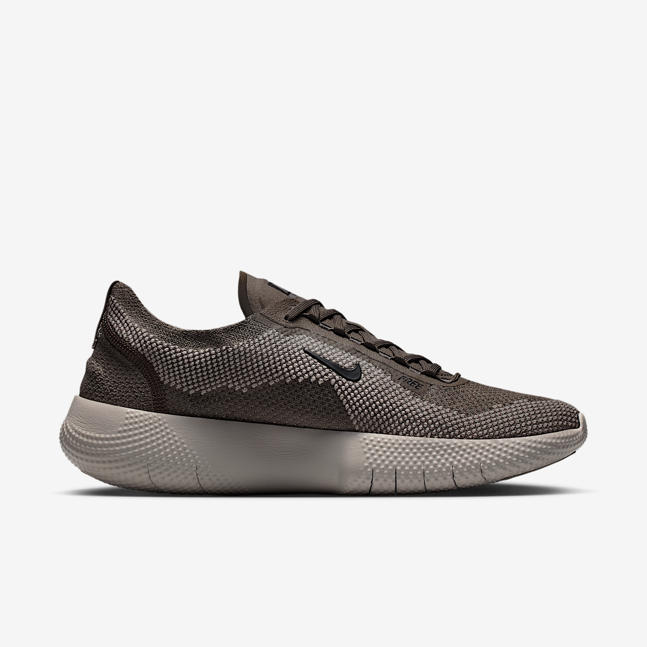 Nike Free sneaker Cave Stone/College Grey/Zwart