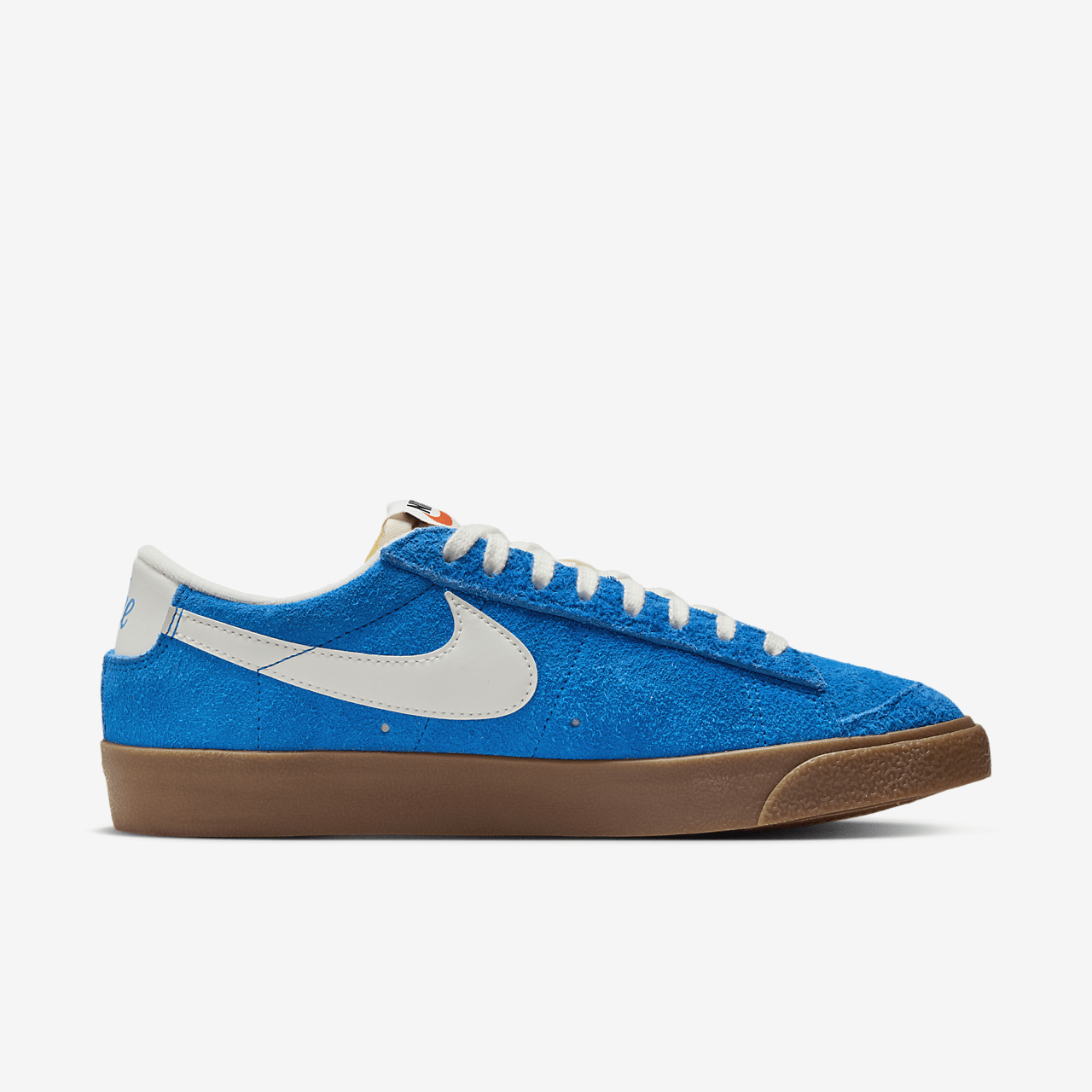 Nike Blazer sneaker Photo Blue/Gum Medium Brown/Zwart/Sail