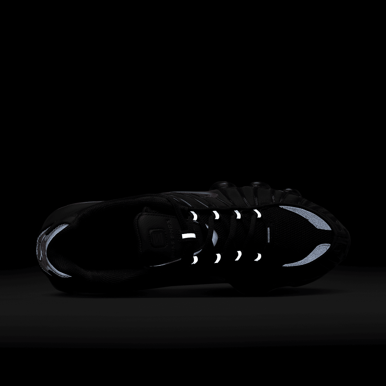 Nike Shox sneaker Zwart/University Red/Metallic Silver