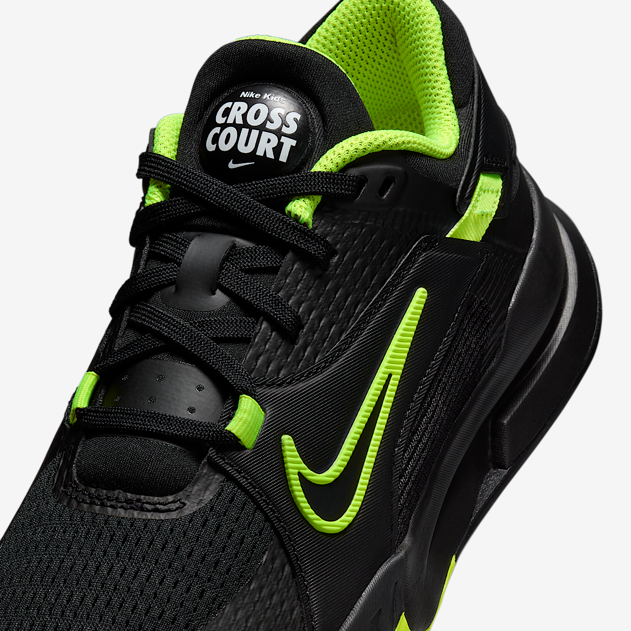 Nike  sneaker Zwart/Wit/Volt
